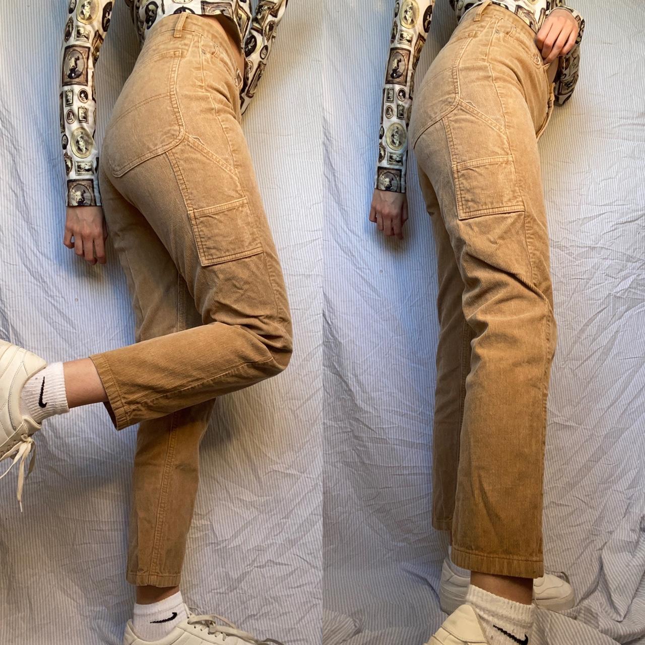 BDG Corduroy High-Waisted Slim Straight Pant