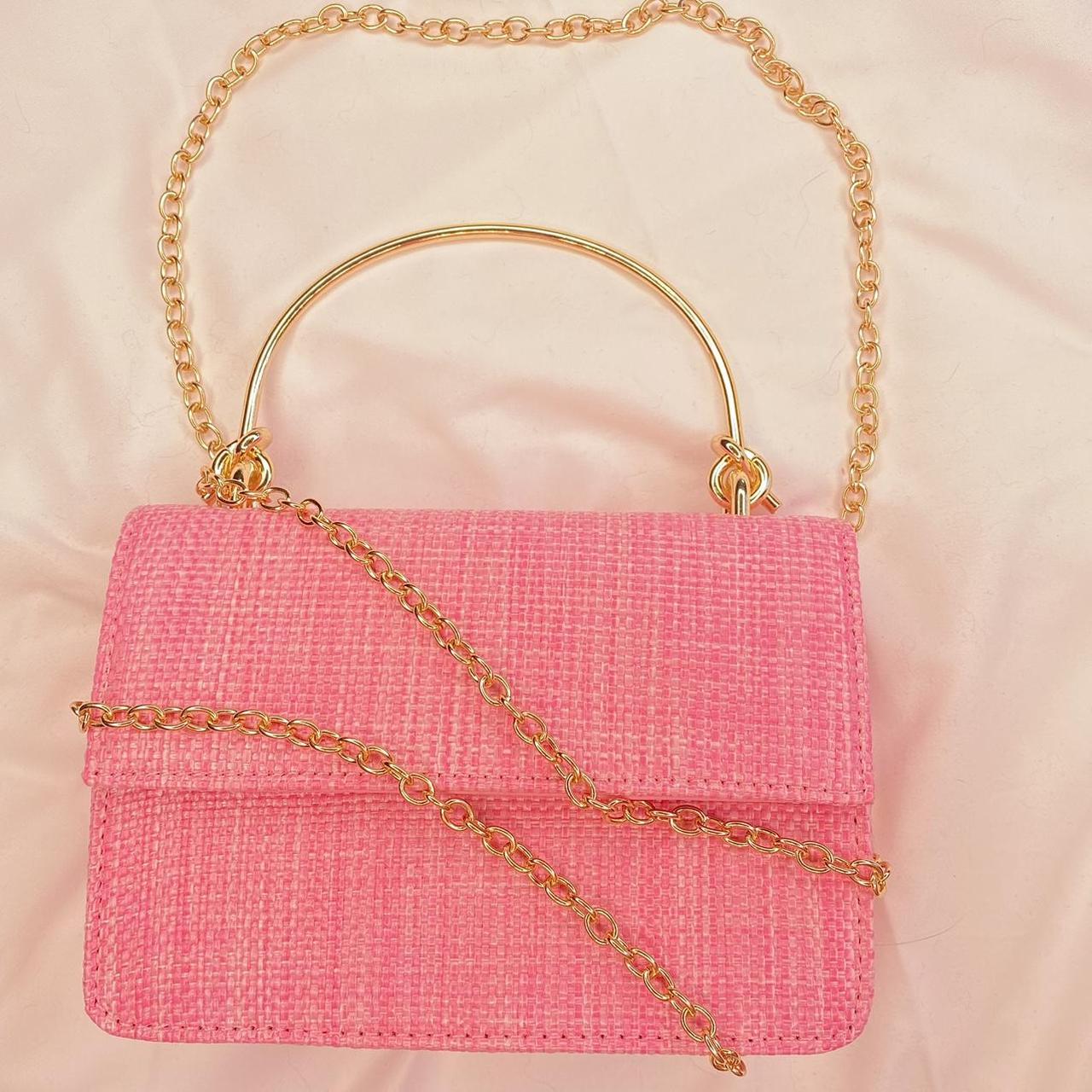 VINTAGE BARBIE PATTERN GOLD BAG 💸send your - Depop