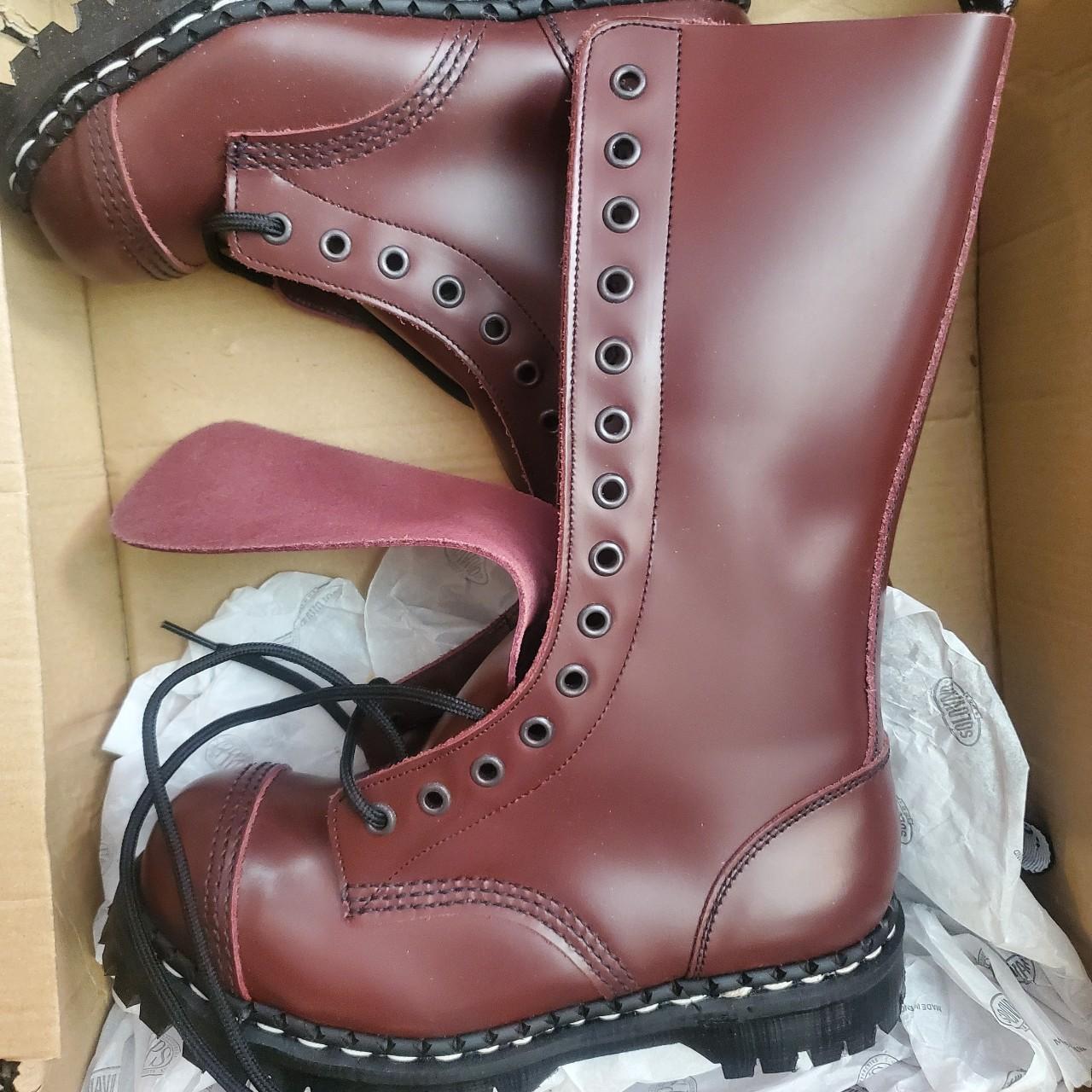 Gripfast Boots Oxblood Steel Toe Boots Gripfast 14 Eye Boots