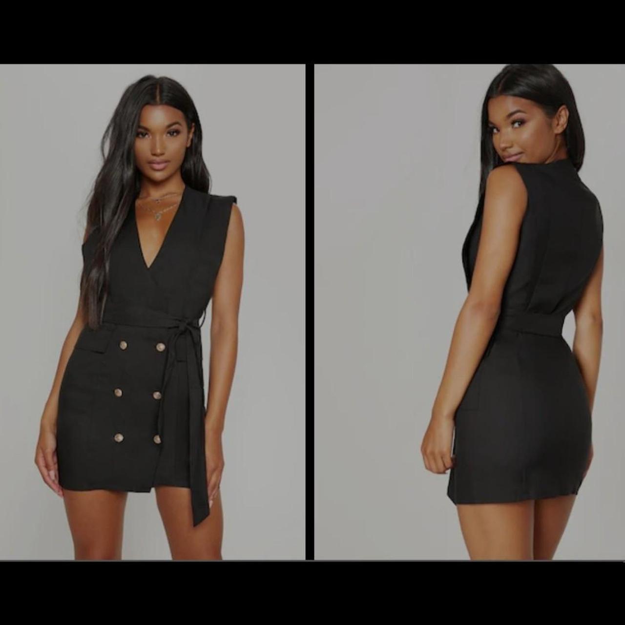 Pretty little thing black sleeveless