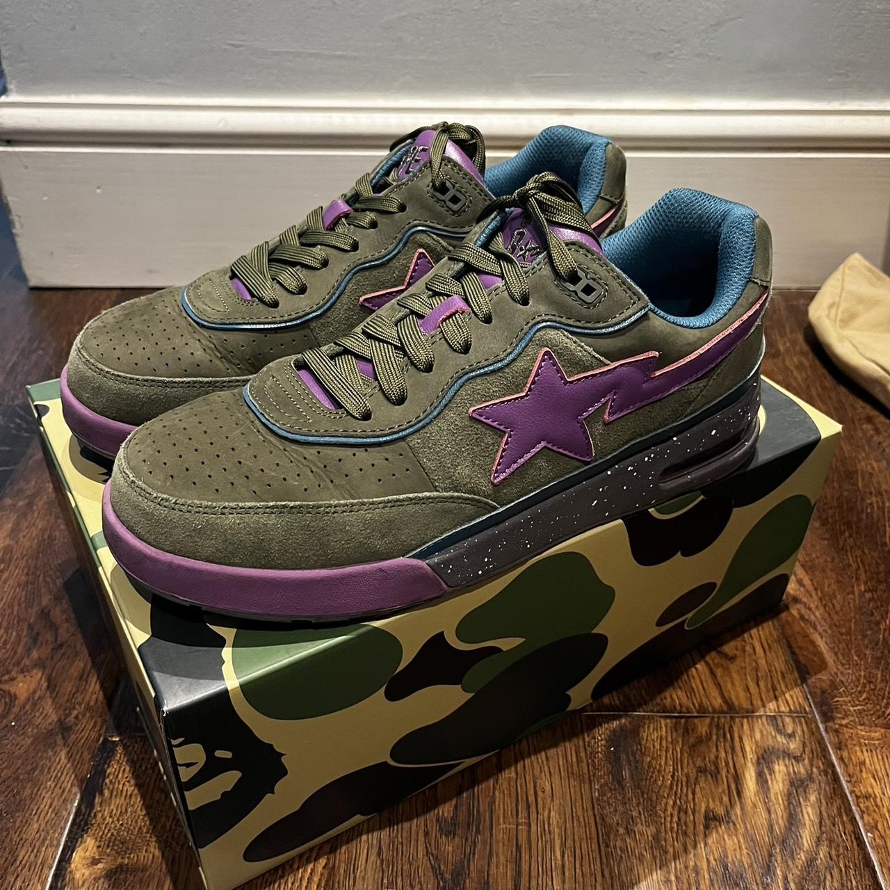 BAPE Roadsta A Bathing Ape Roadsta in Skunk. Depop