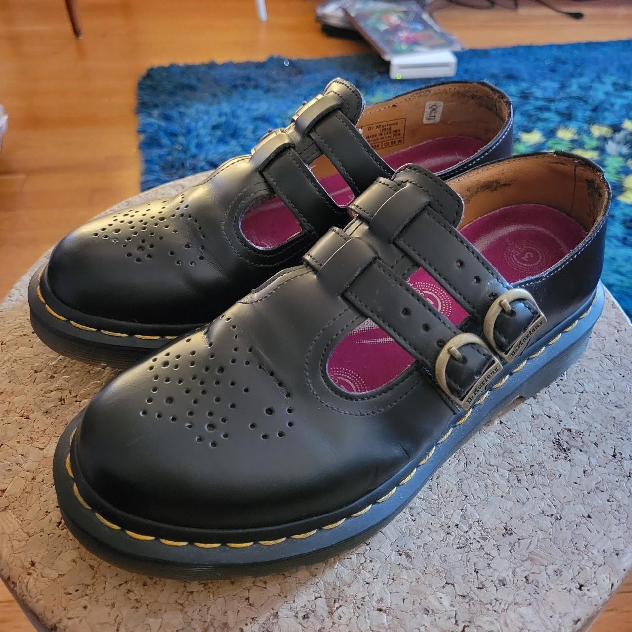 Cherry red mary jane hotsell dr martens