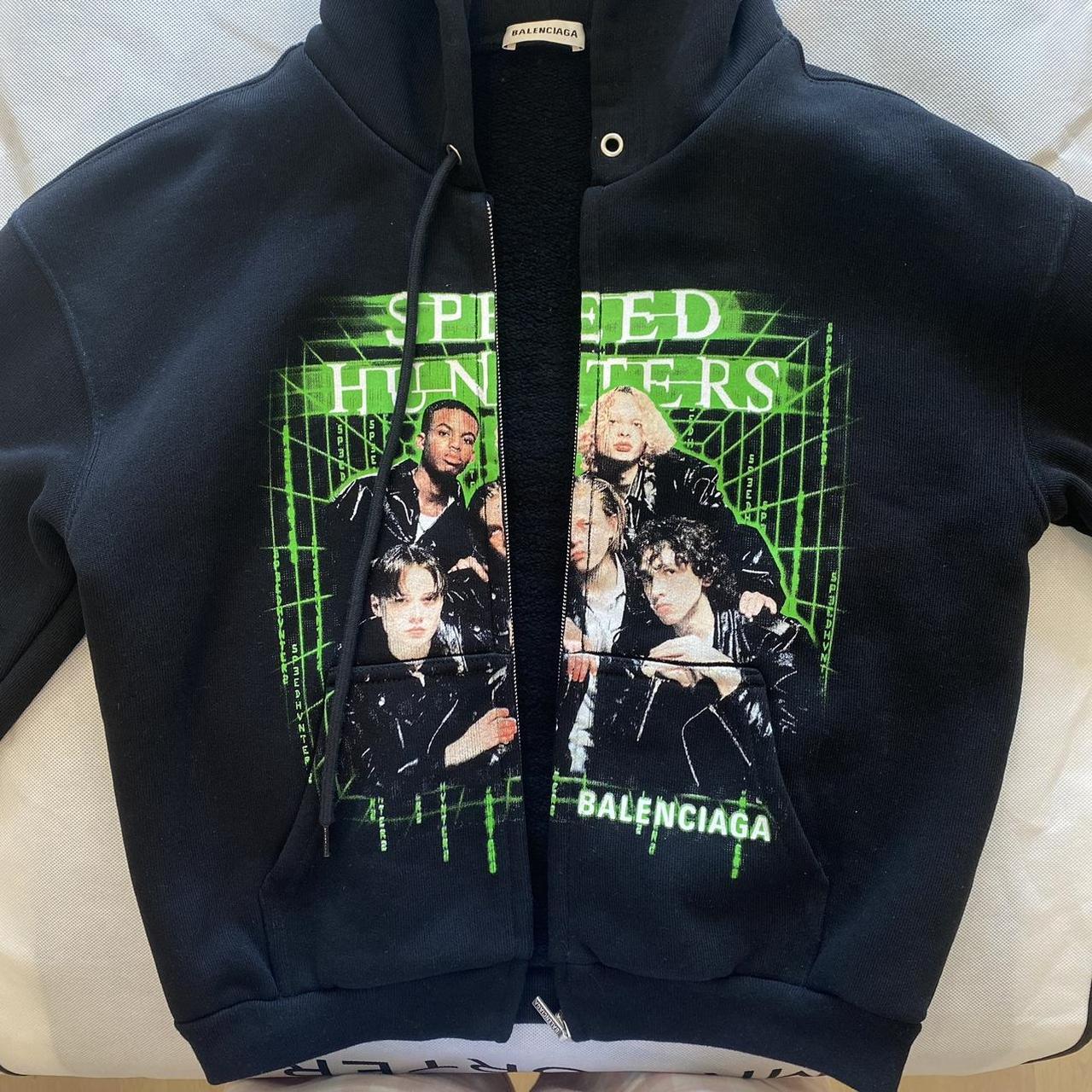 Balenciaga Balenciaga Speed Hunters Zip-Up Hoodie | Depop