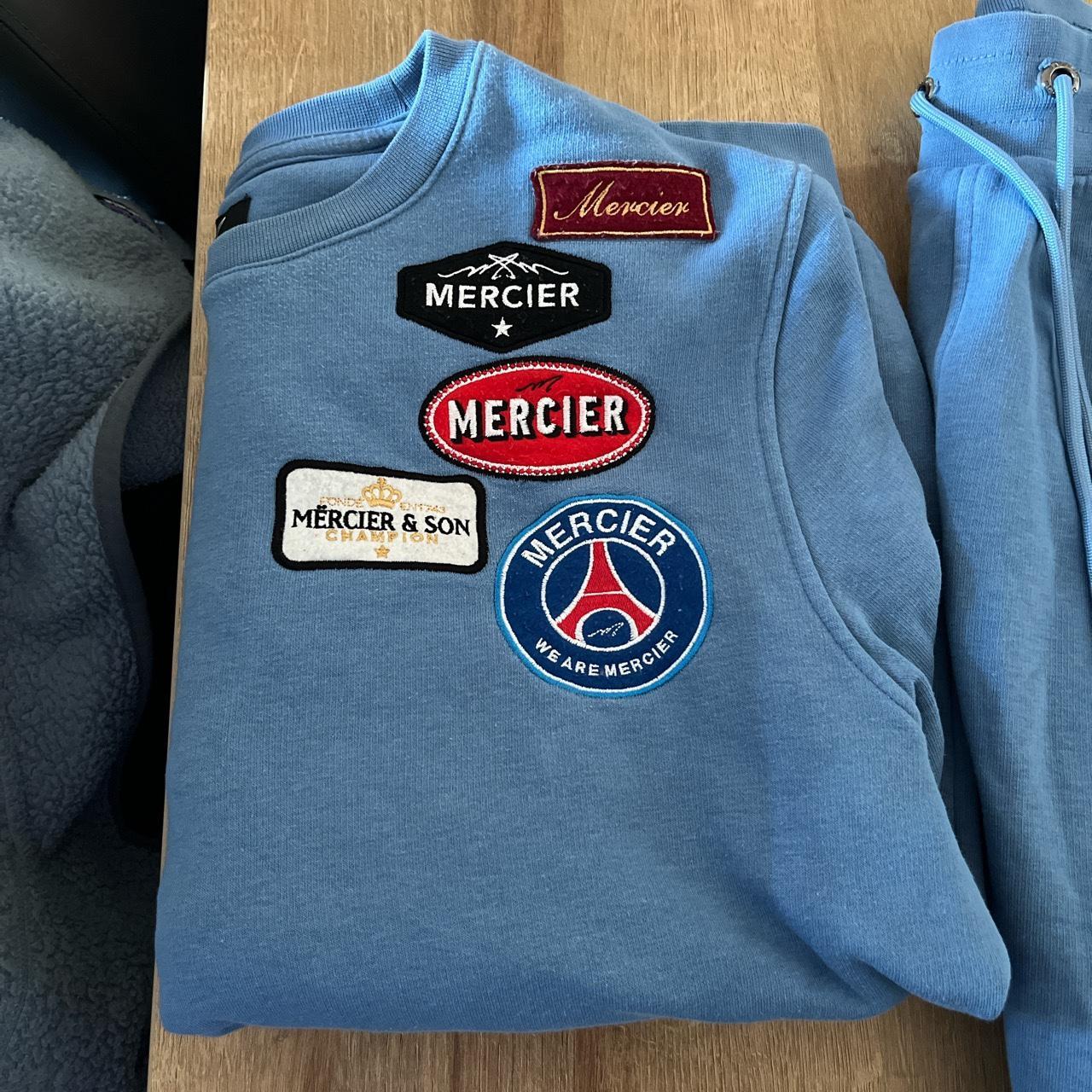 Mercier sky blue tracksuit Depop
