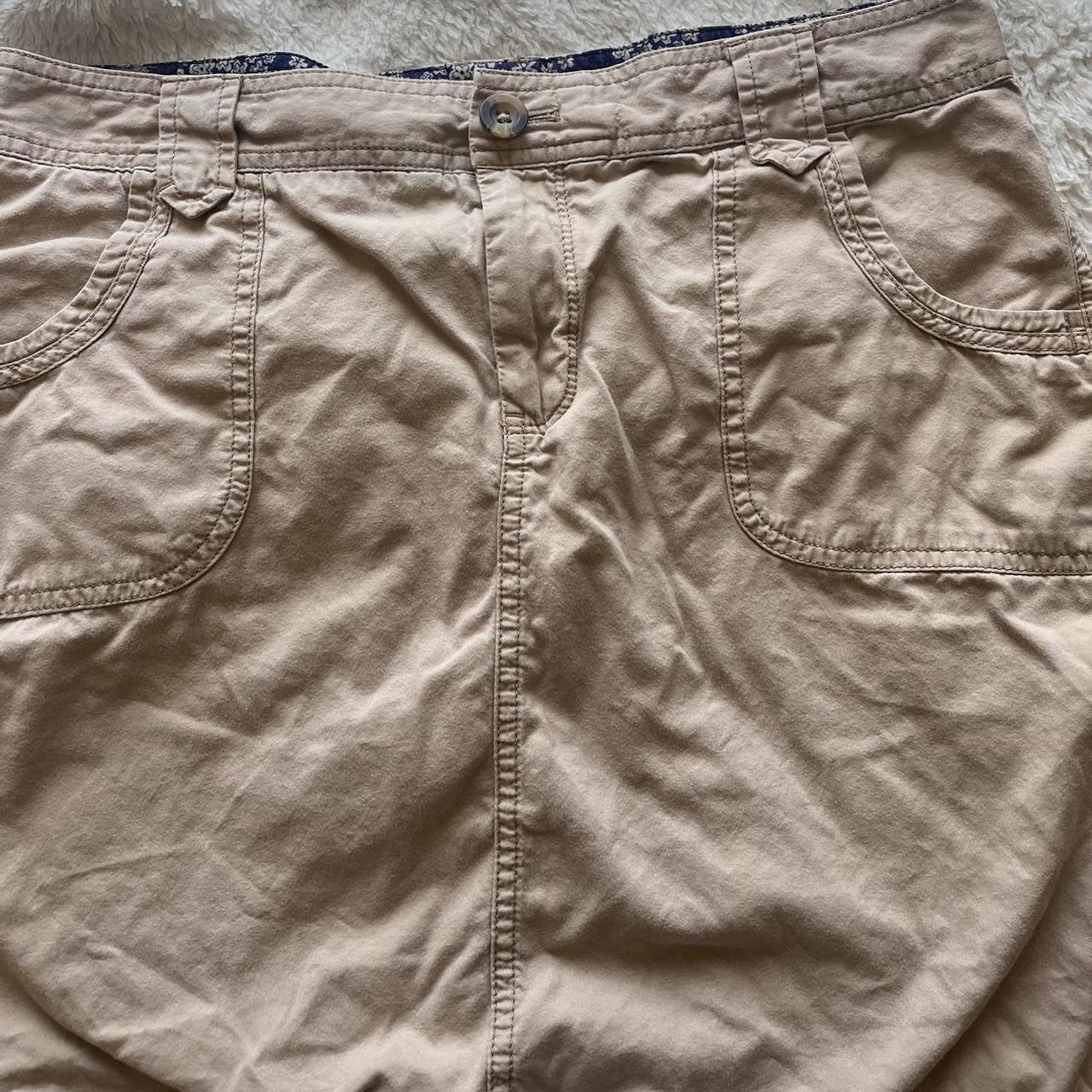 khaki cargo mini skirt brand: old navy size: 8 - Depop