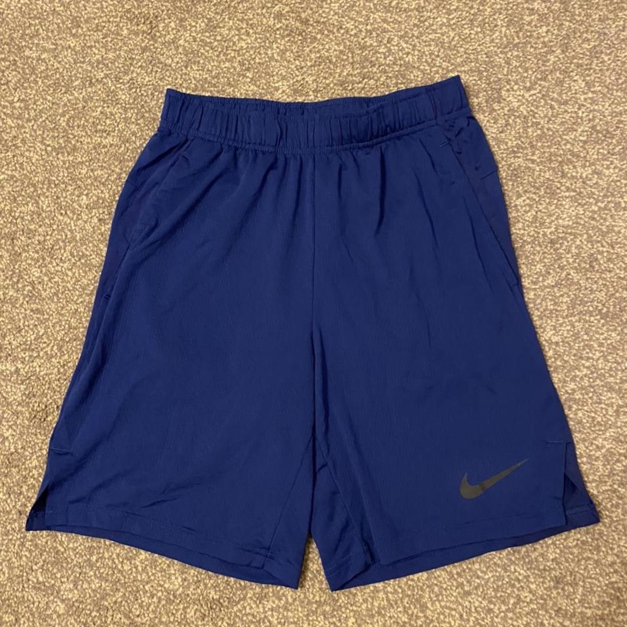 blue nike shorts