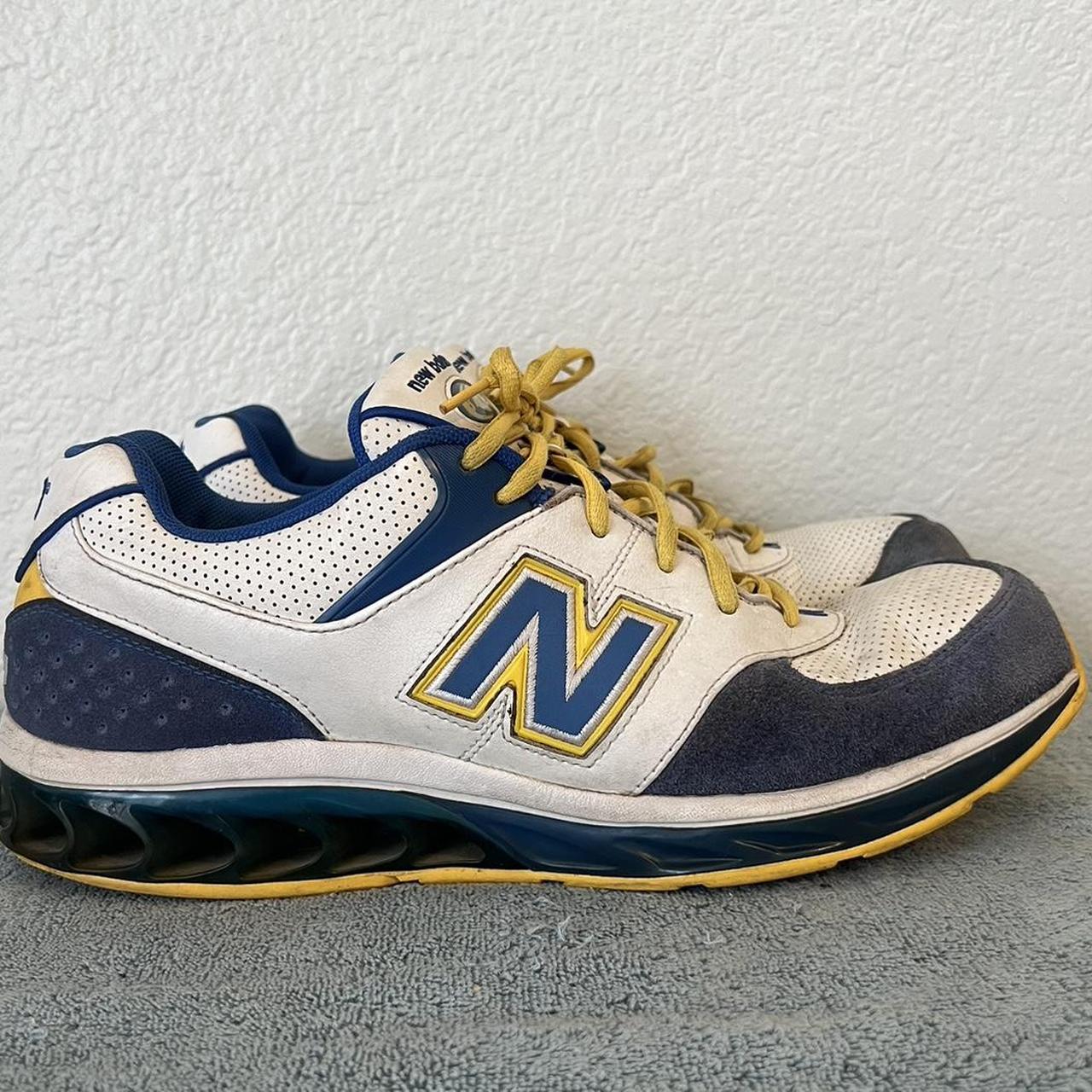 New balance blue trainers best sale