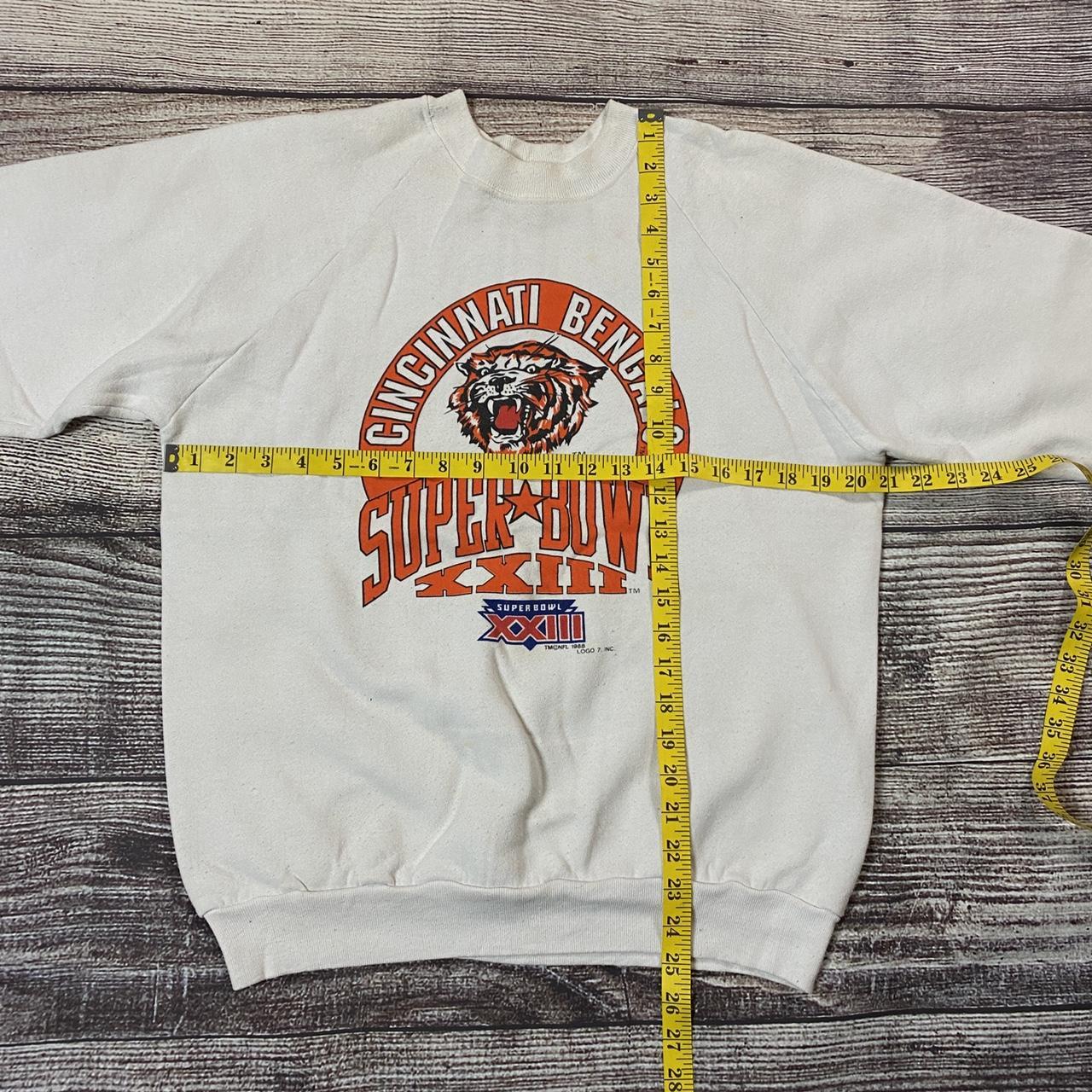 Vintage Cincinnati Bengals Super Bowl XXIII 1988 Sweatshirt Size Small –  Yesterday's Attic