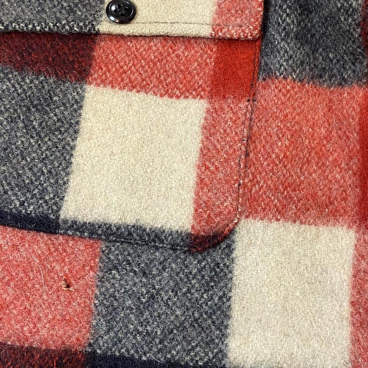 Vintage 40s 50s Buck Skein Joe Wool Plaid Button Up | Depop