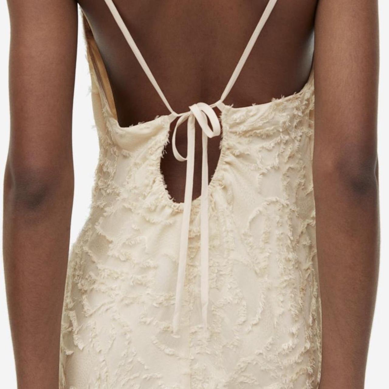 Textured-weave Slip Dress