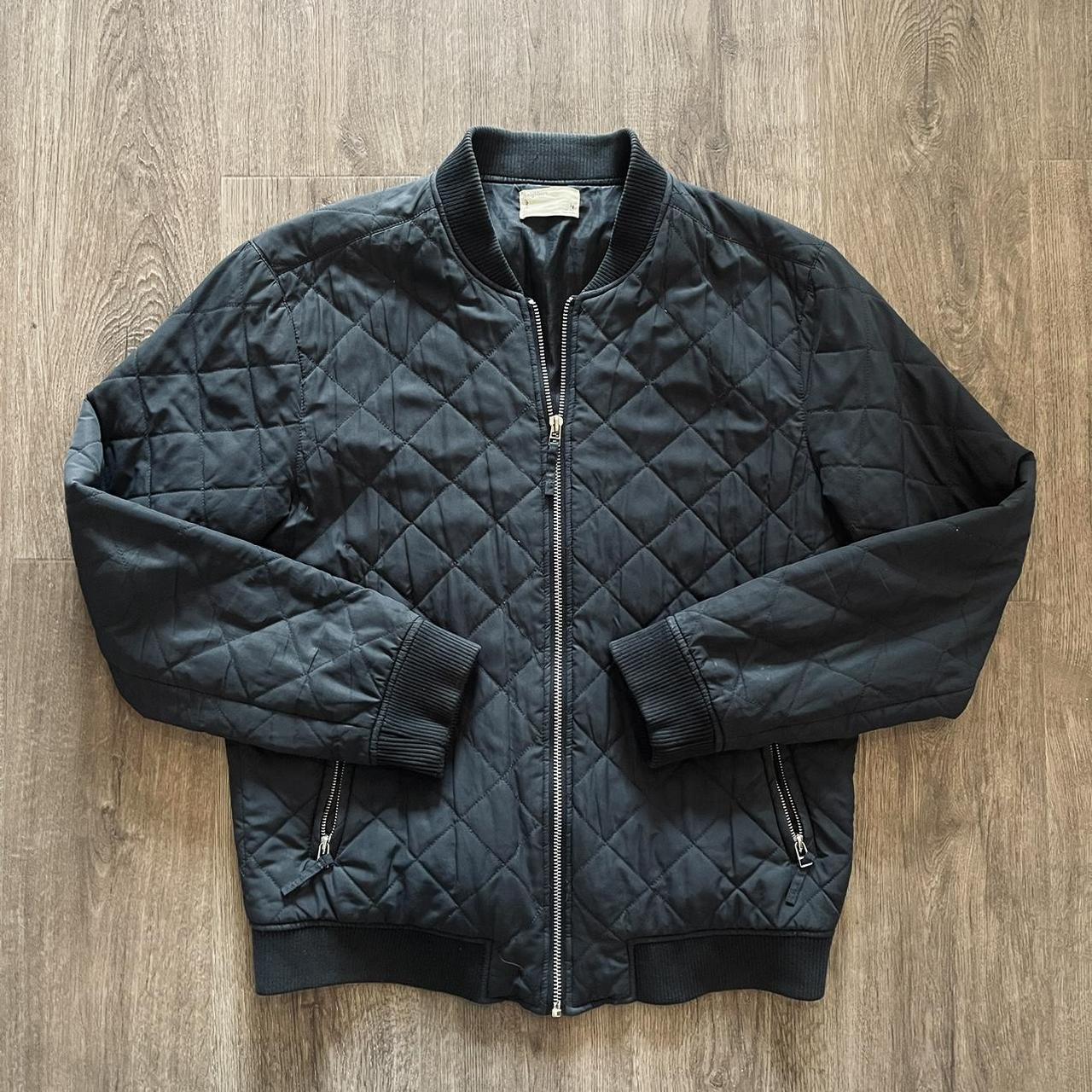 H&M Men's Quilted Bomber Jacket