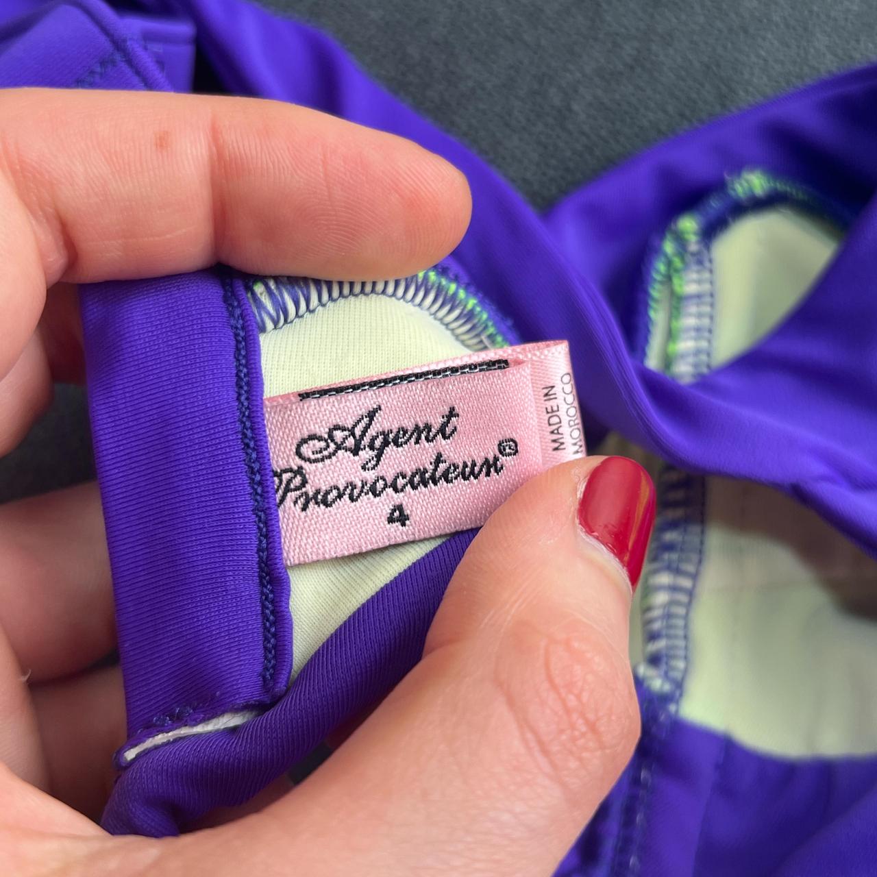 Agent Provocateur Mazzy Green+Pink+Purple One Piece | Depop