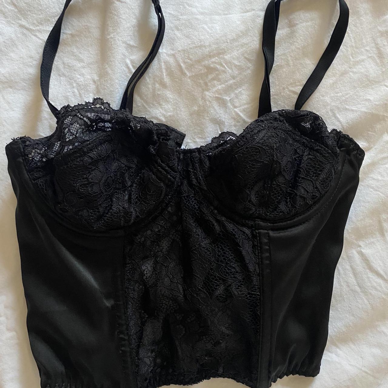 Women's Black Corset | Depop