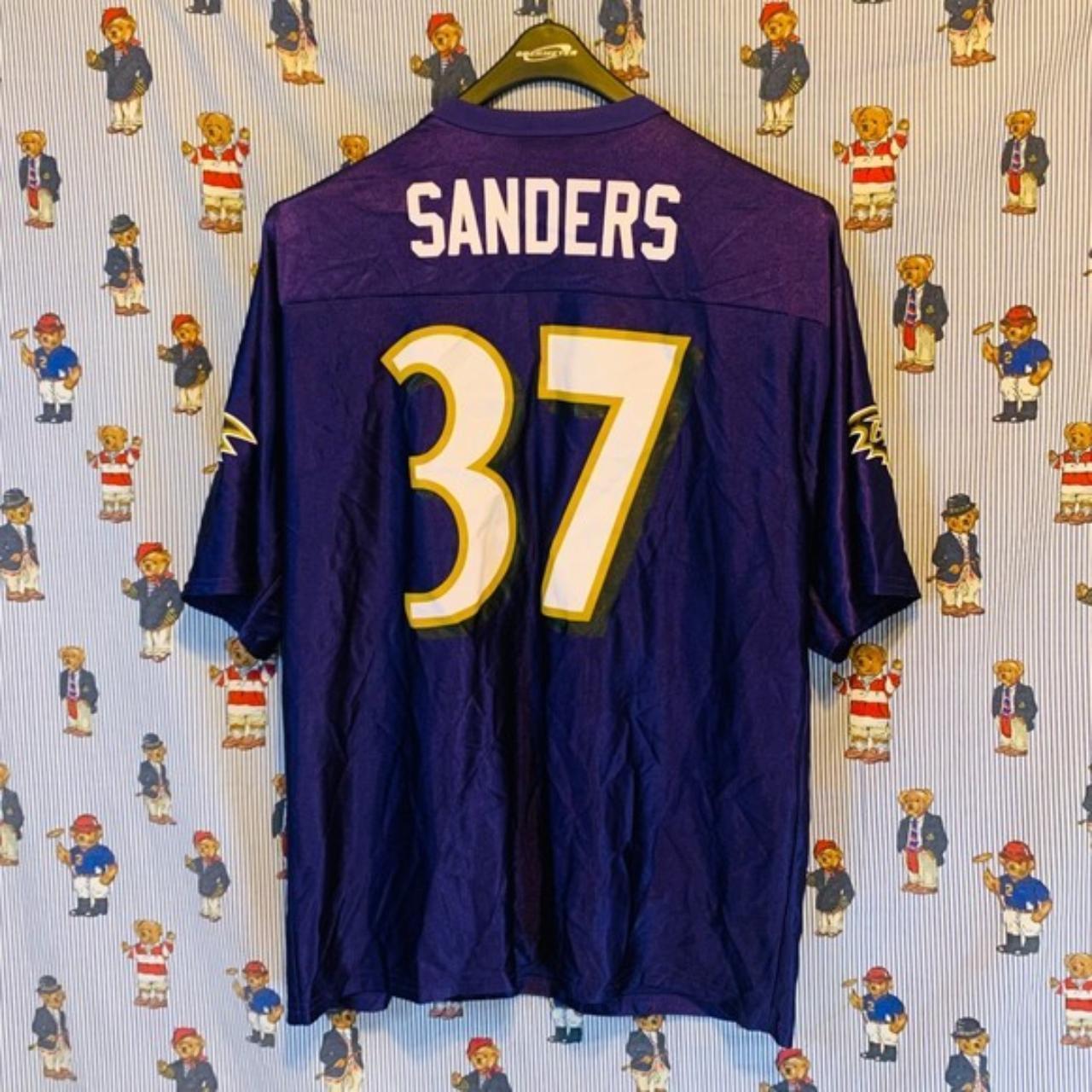 Vintage Baltimore Ravens Deion Sanders Reebok Football Jersey