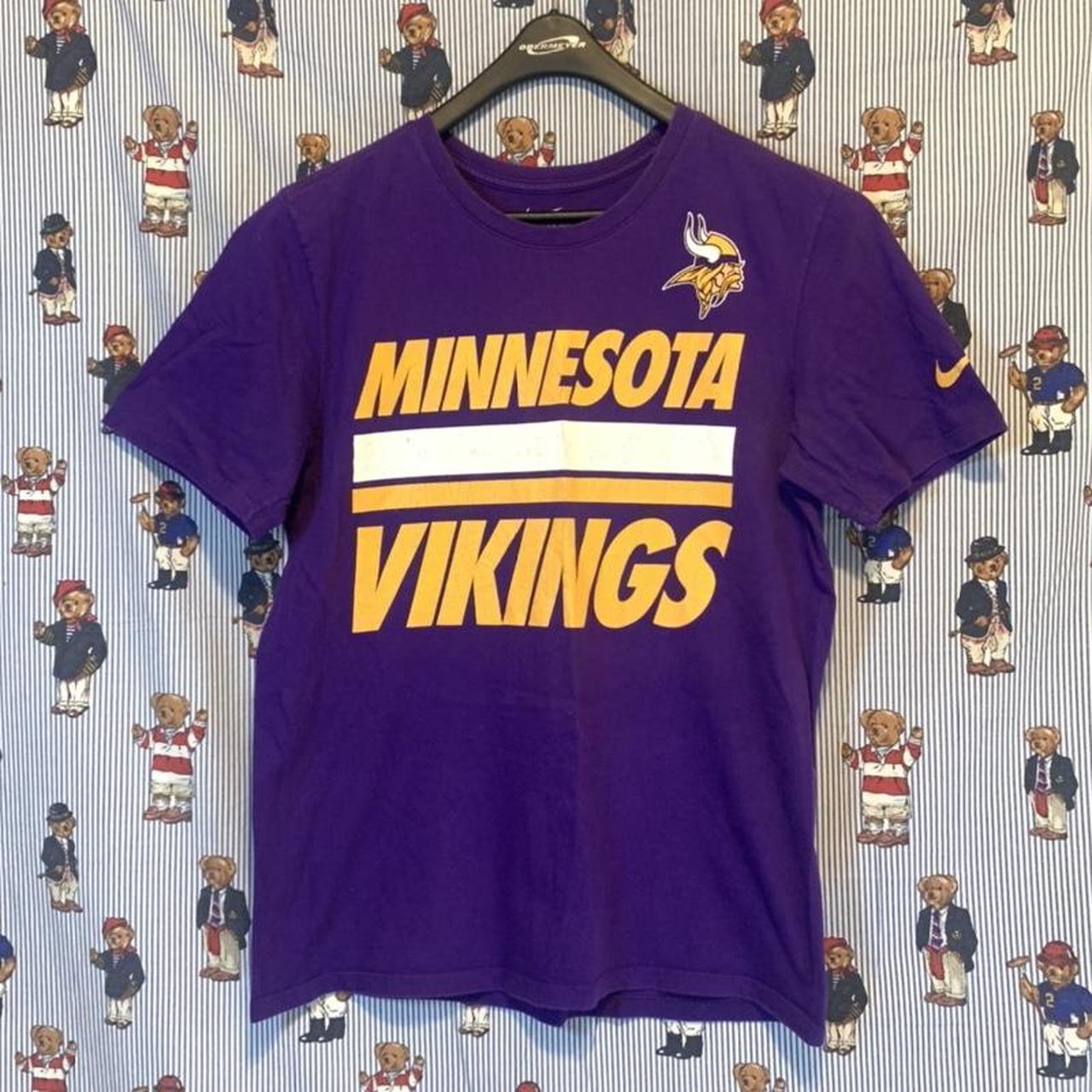 Minnesota Vikings Purple Nike T-Shirt. Fits Men's - Depop