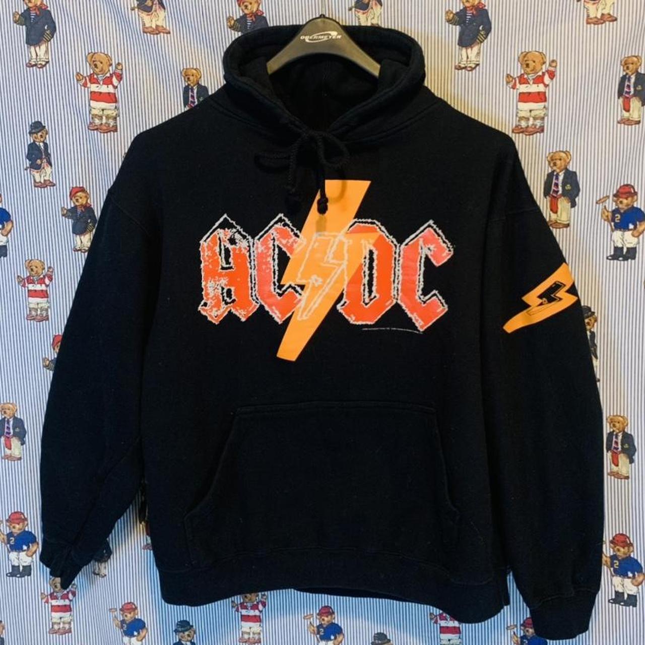 AC/DC 2008 Back in Black Sweatshirt. This vintage... - Depop