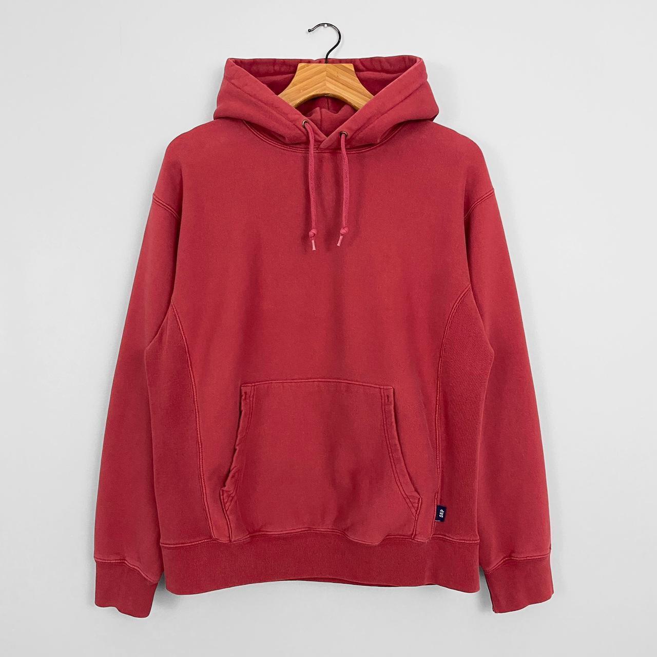 Faded red hoodie sale