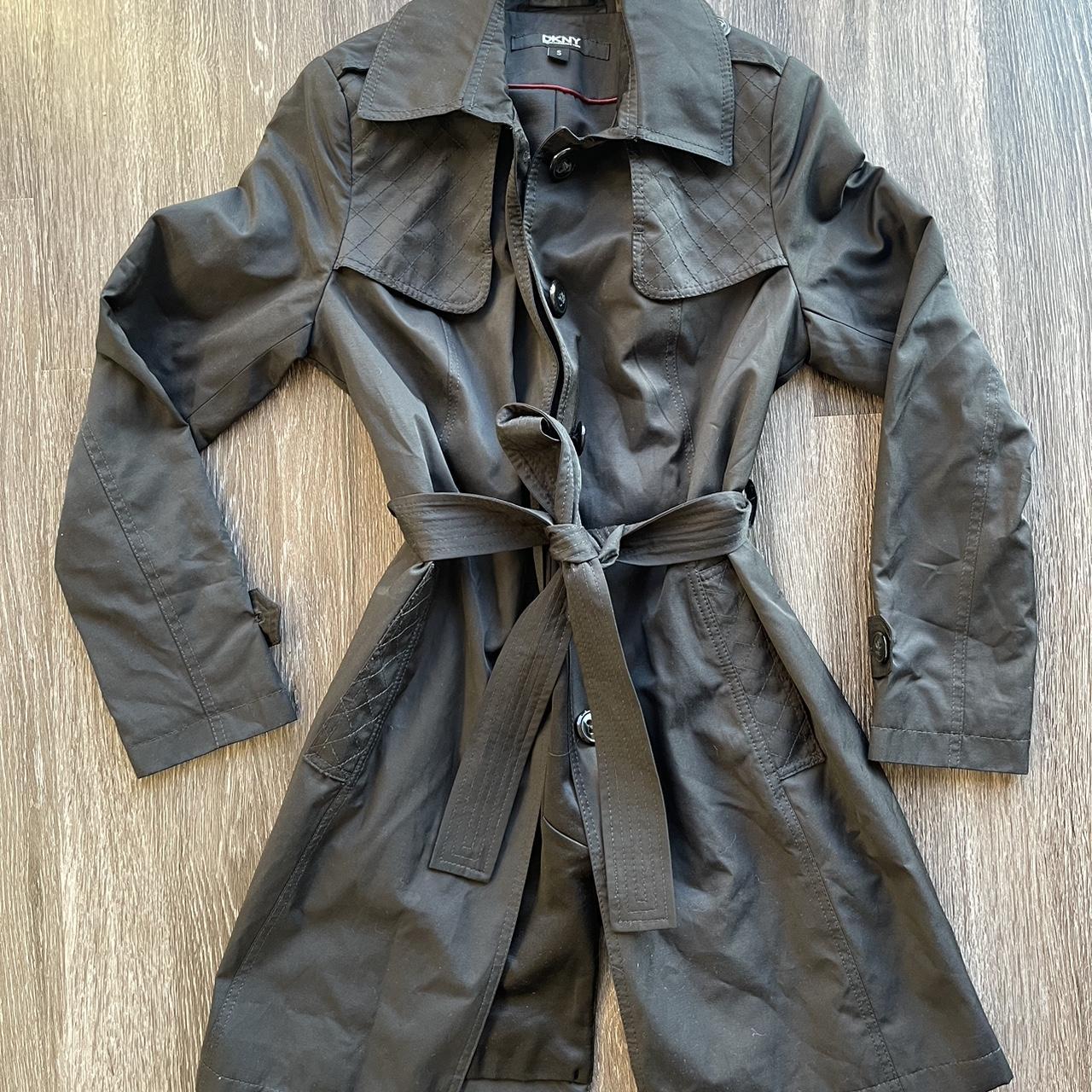 Dkny trench coat clearance women's