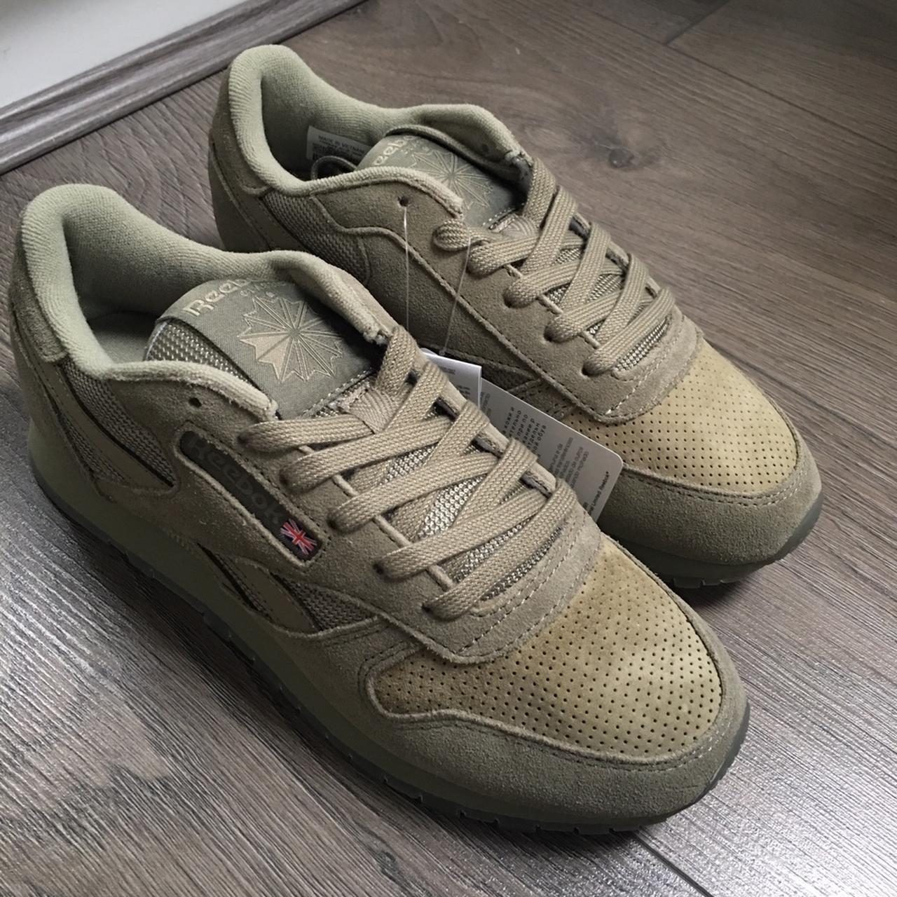 Reebok classic khaki uk on sale