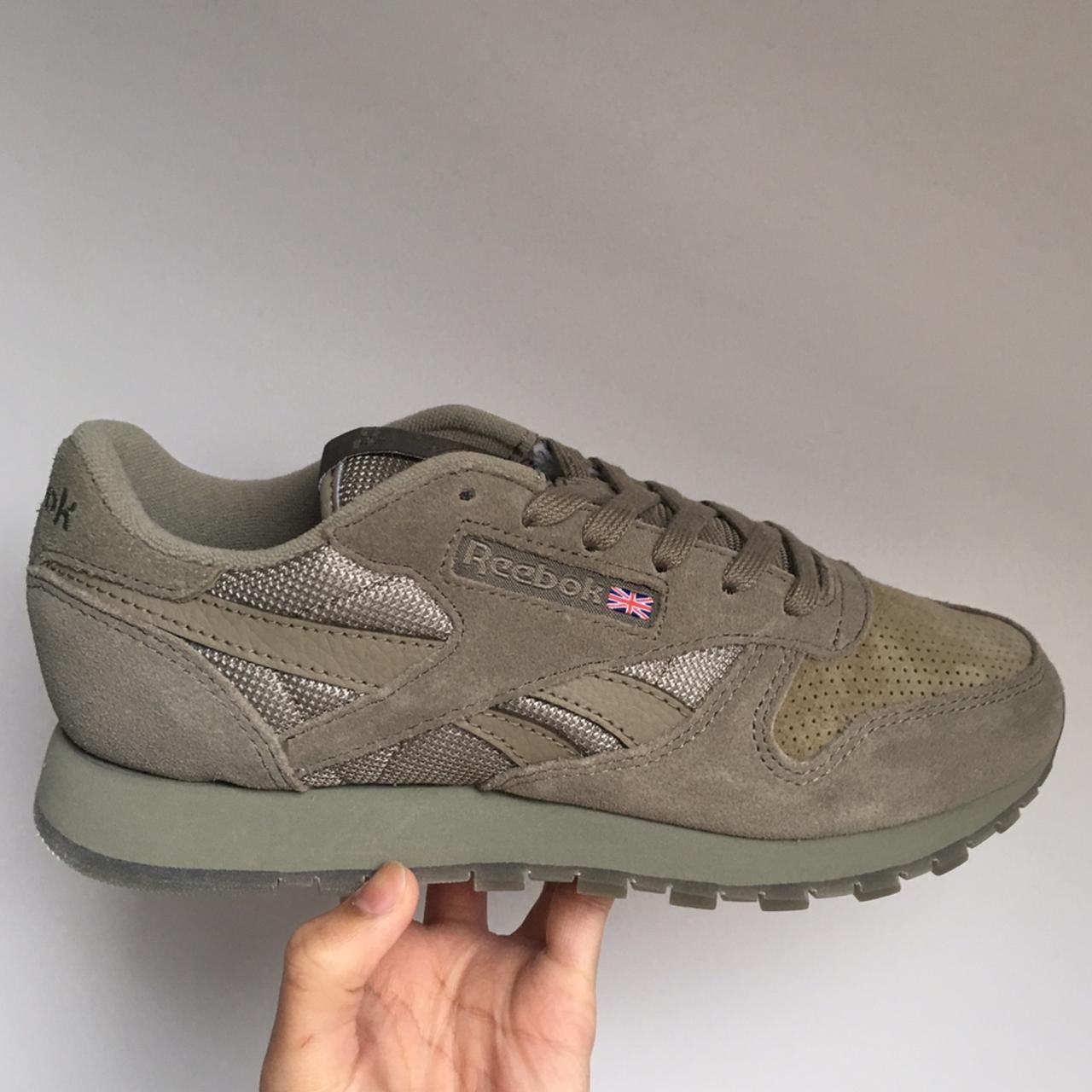 Reebok trainers khaki on sale