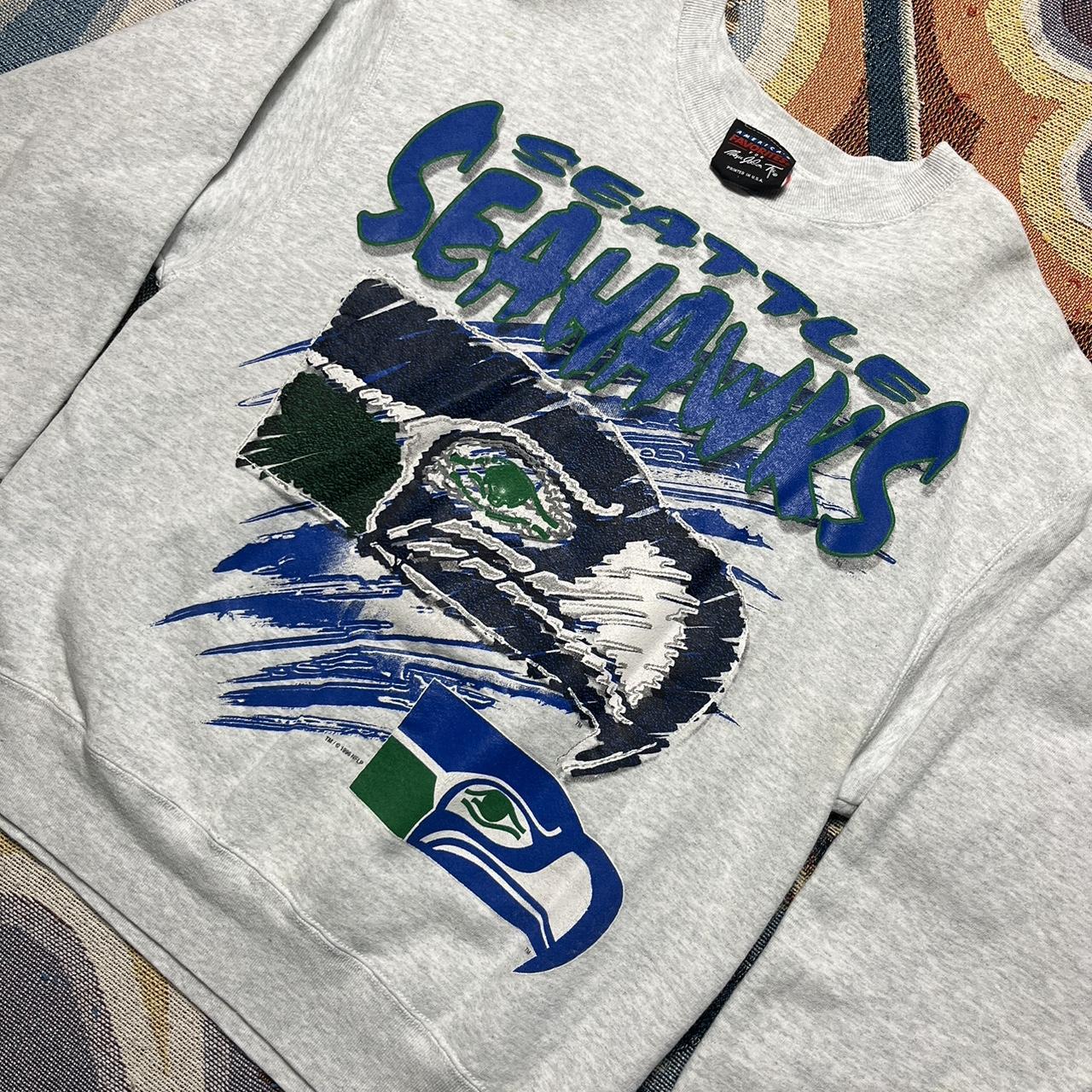 Vintage Large Seahawk” graphic tee, pullover crewneck, pullover