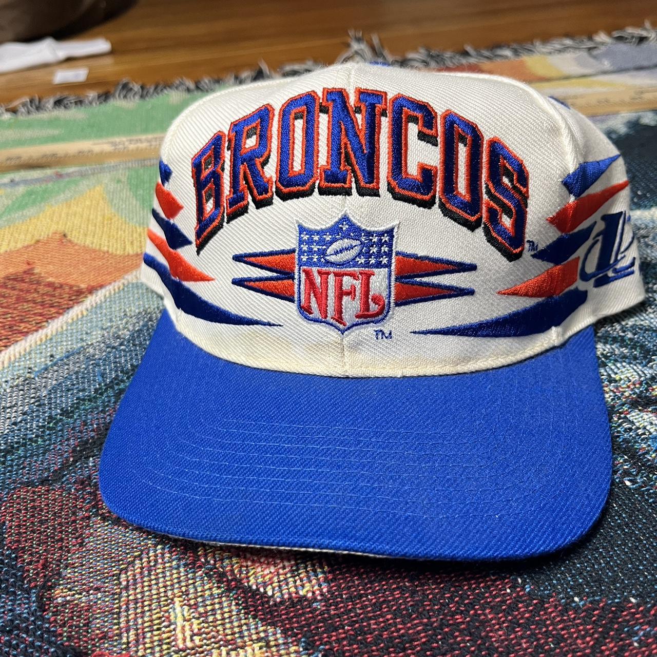 Vintage Denver Broncos Logo 7 Snapback - OSFA Hat - Depop