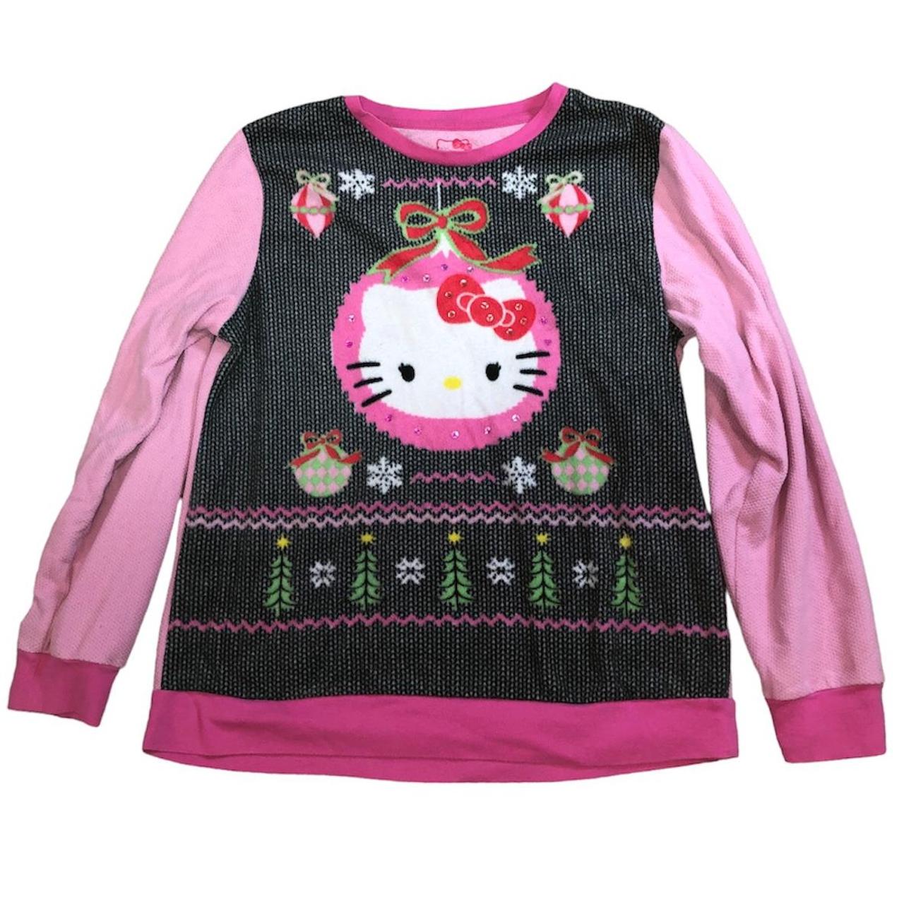 adorable sanrio hello kitty christmas sweater... Depop