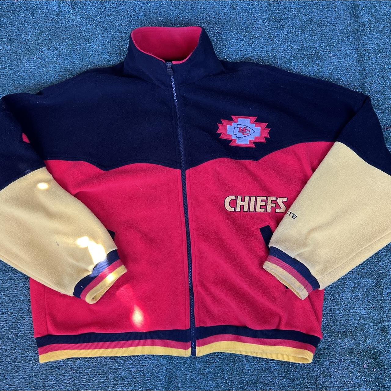 VINTAGE KANSAS CITY CHIEFS SWEATSHIRT Embroidery / - Depop