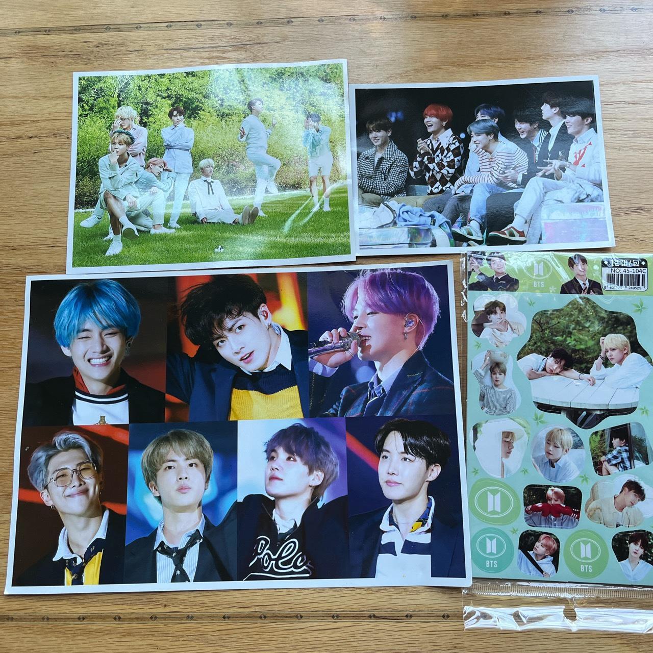 BTS sticker and picture bundle pack #bts... - Depop