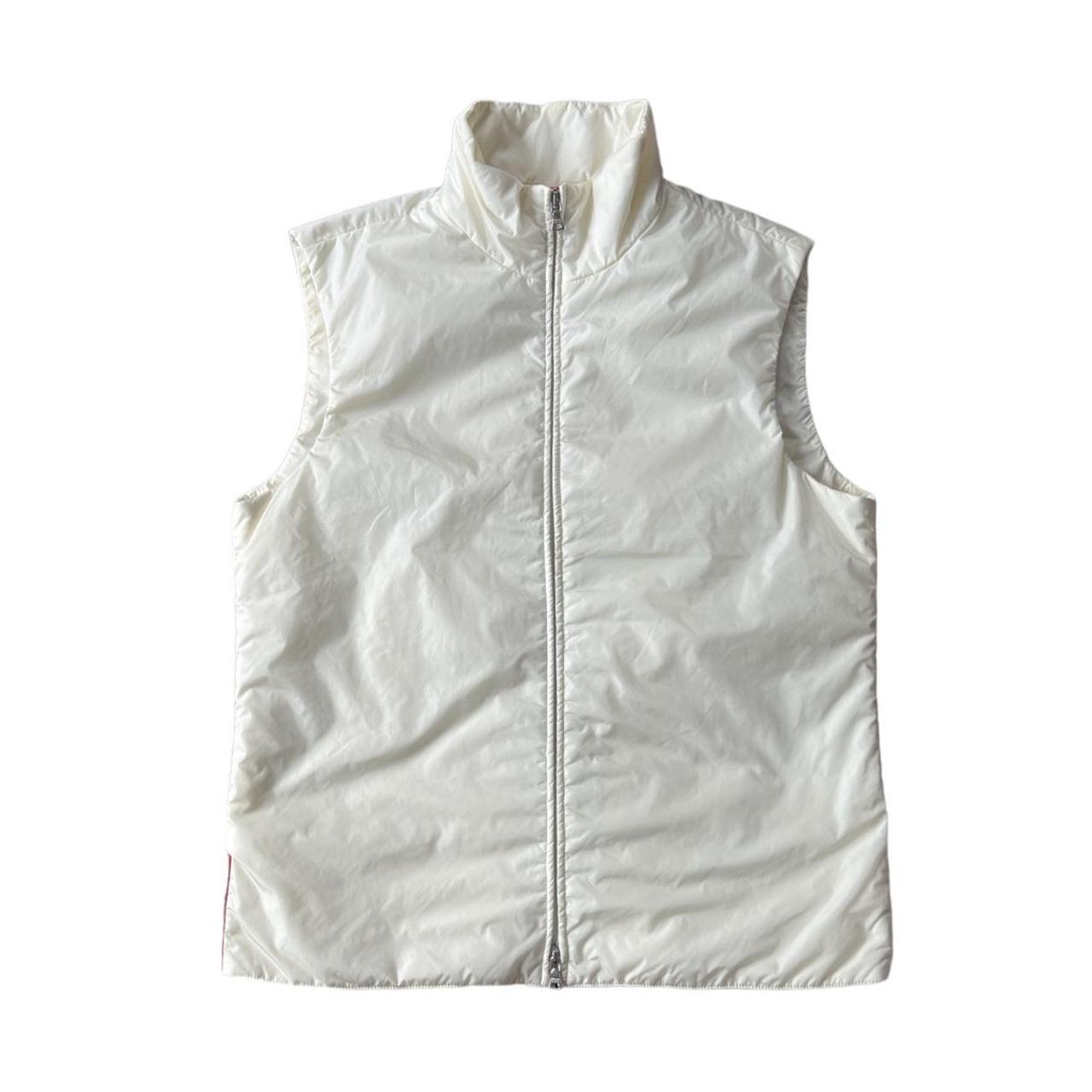☁️ Iconic Prada Sport SS99 White Down Vest ☁️ Marked... - Depop