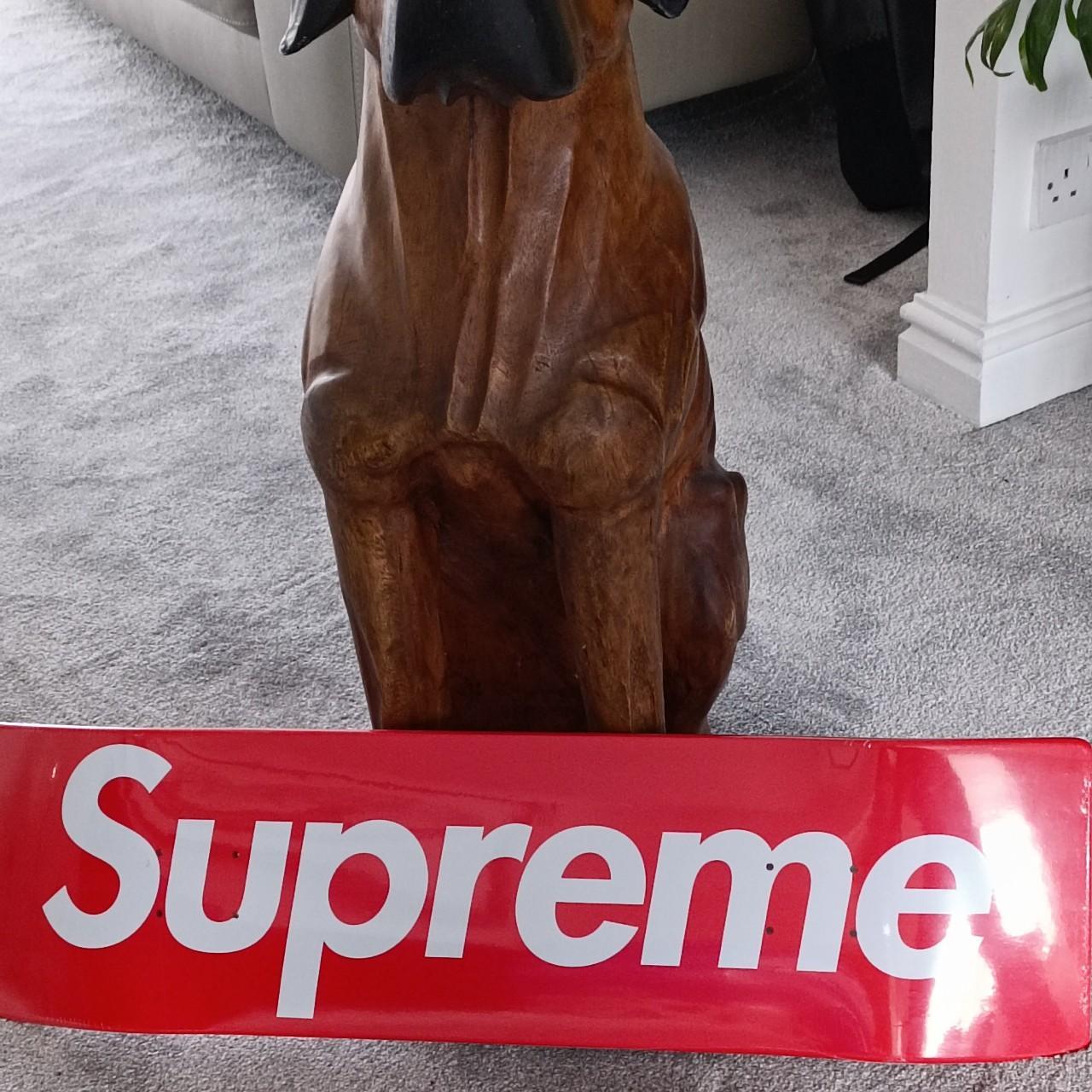 Supreme Uncut Box Logo Skateboard Deck. This sold... - Depop