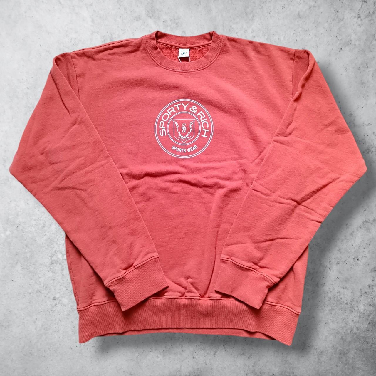 Rust Sporty Rich Sweatshirt RRP: £149 Depop