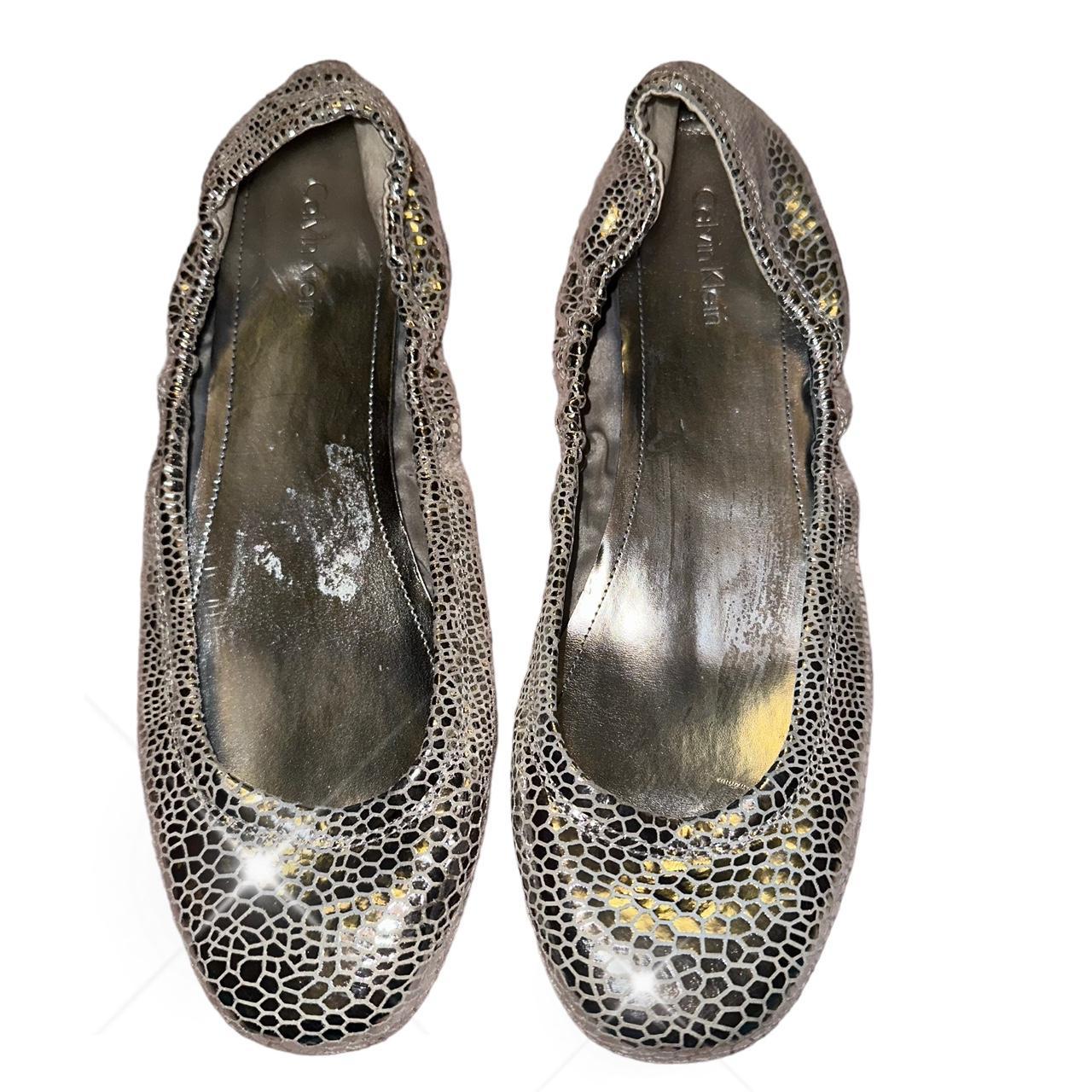 Calvin klein snakeskin clearance flats