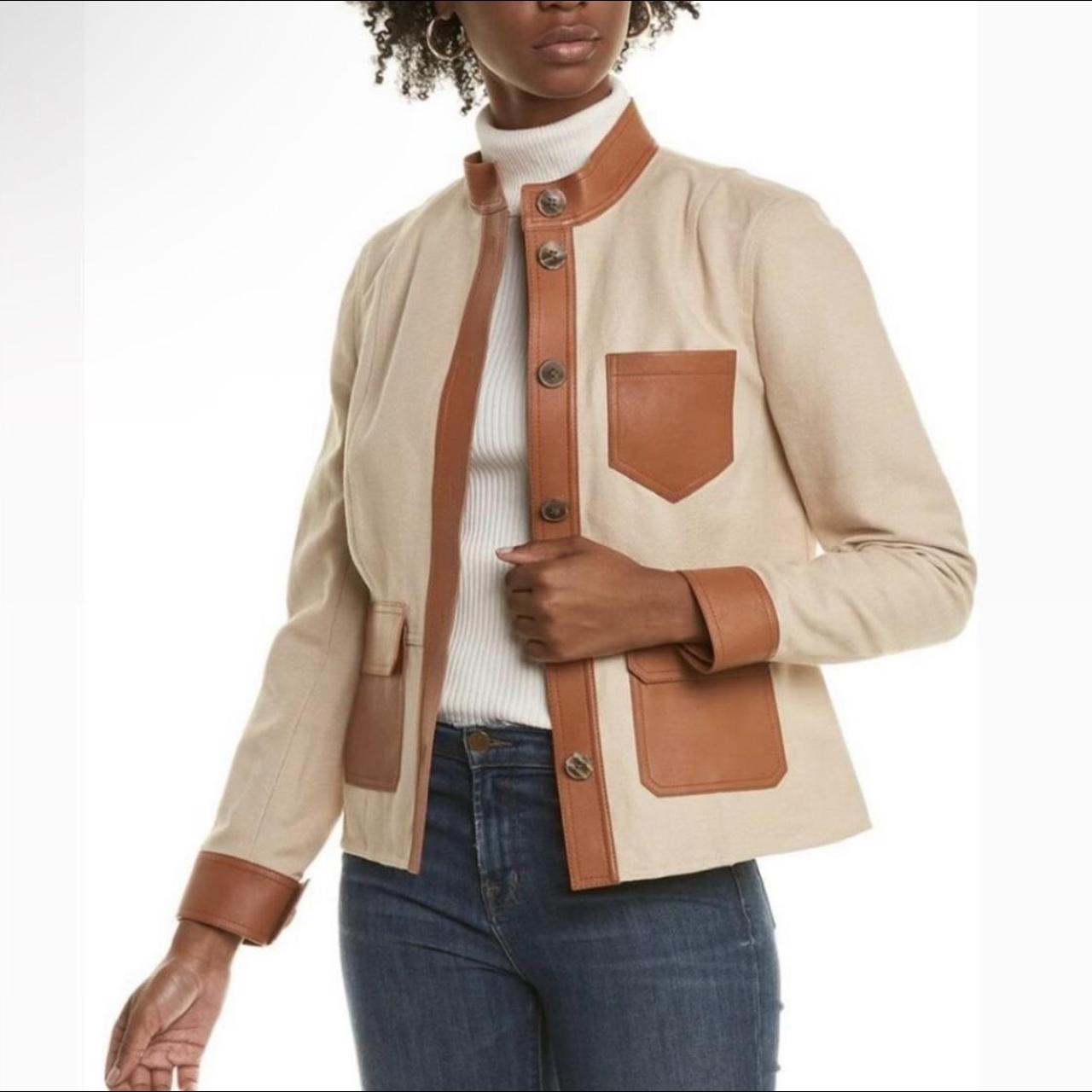 Tory burch hotsell leather jacket