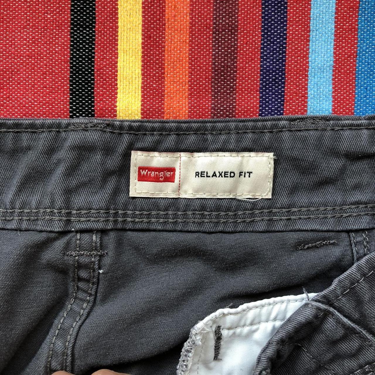 grey Wrangler cargo pants. size 36 waist in mens. in... Depop