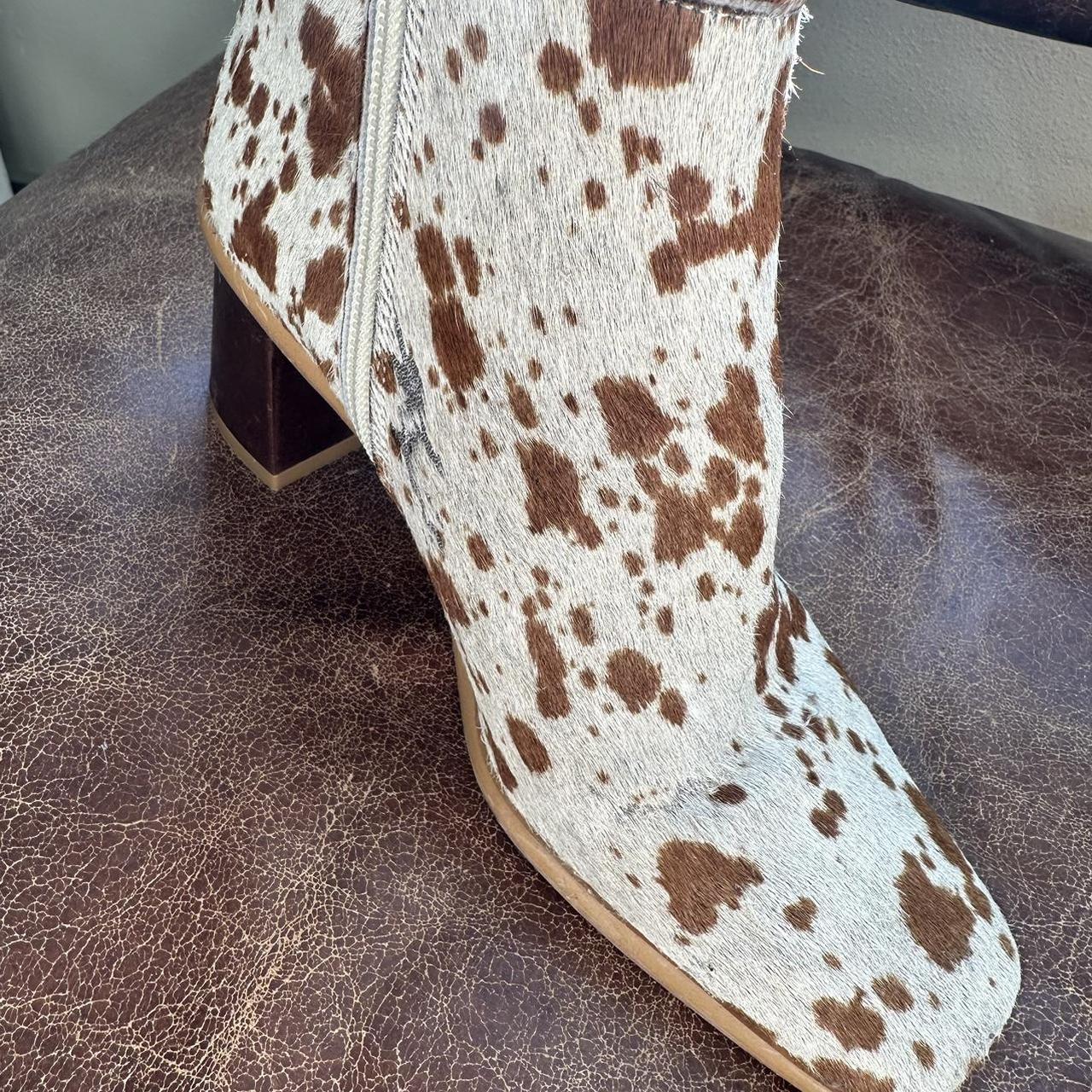 alohas cow print boots