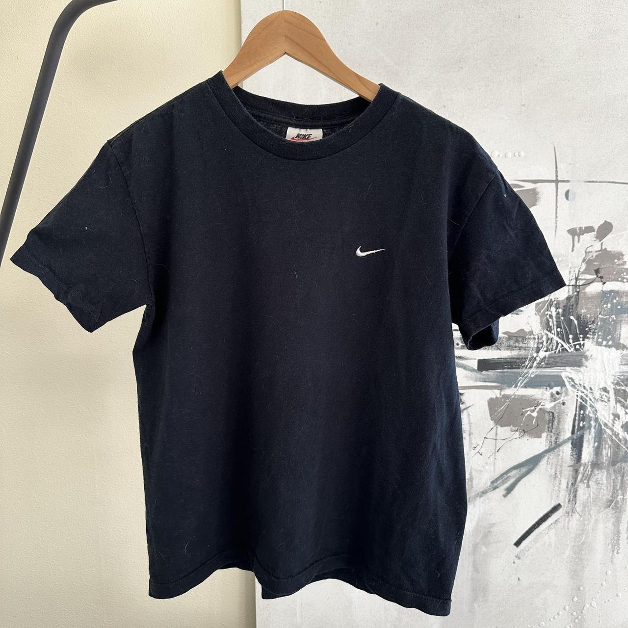 Nike embroidered logo tee - Depop