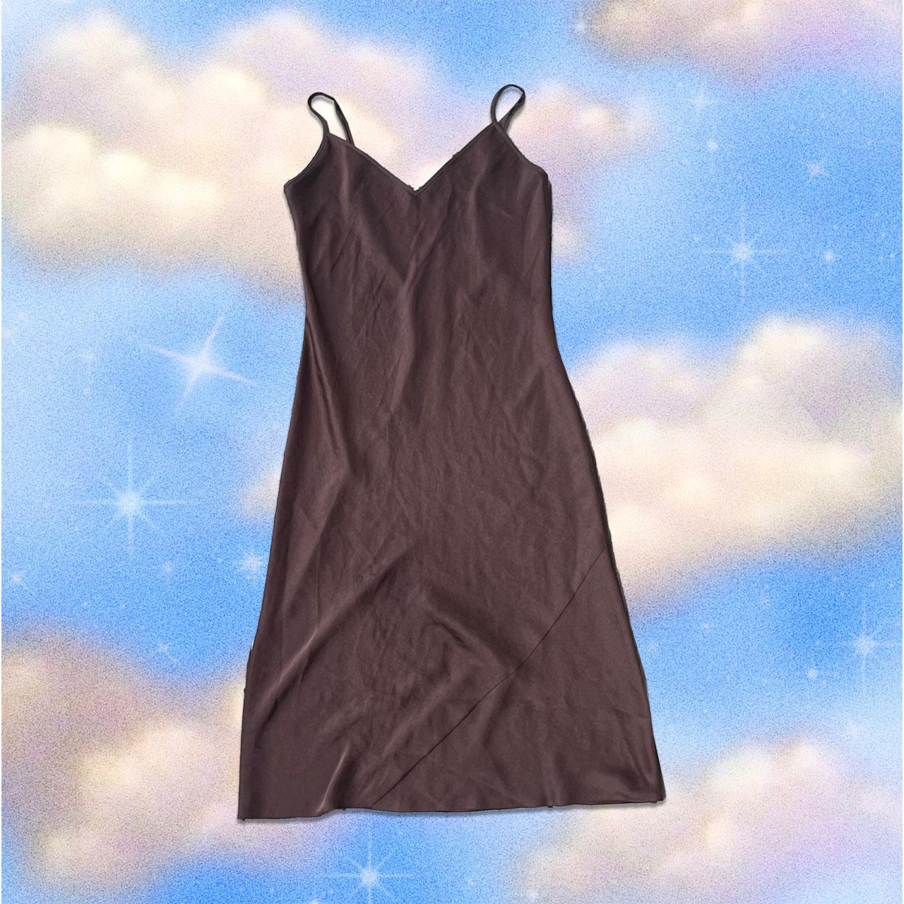 Aritzia Women's Brown Dress Depop