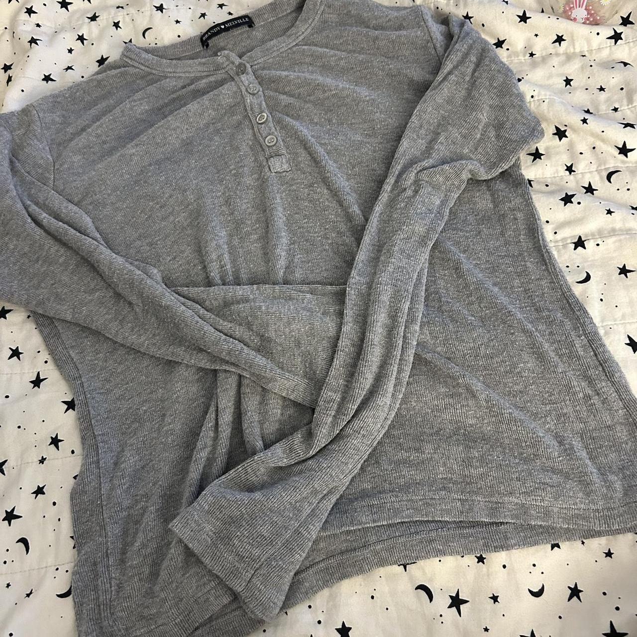 Brandy Melville Grey Long Sleeve Small