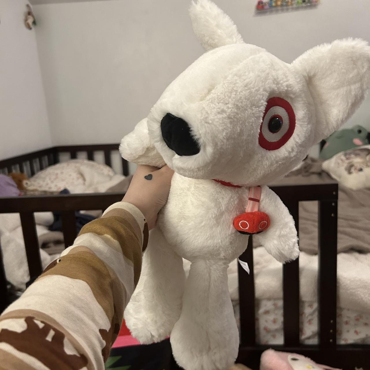 target bullseye plush dog so cute just was so... Depop