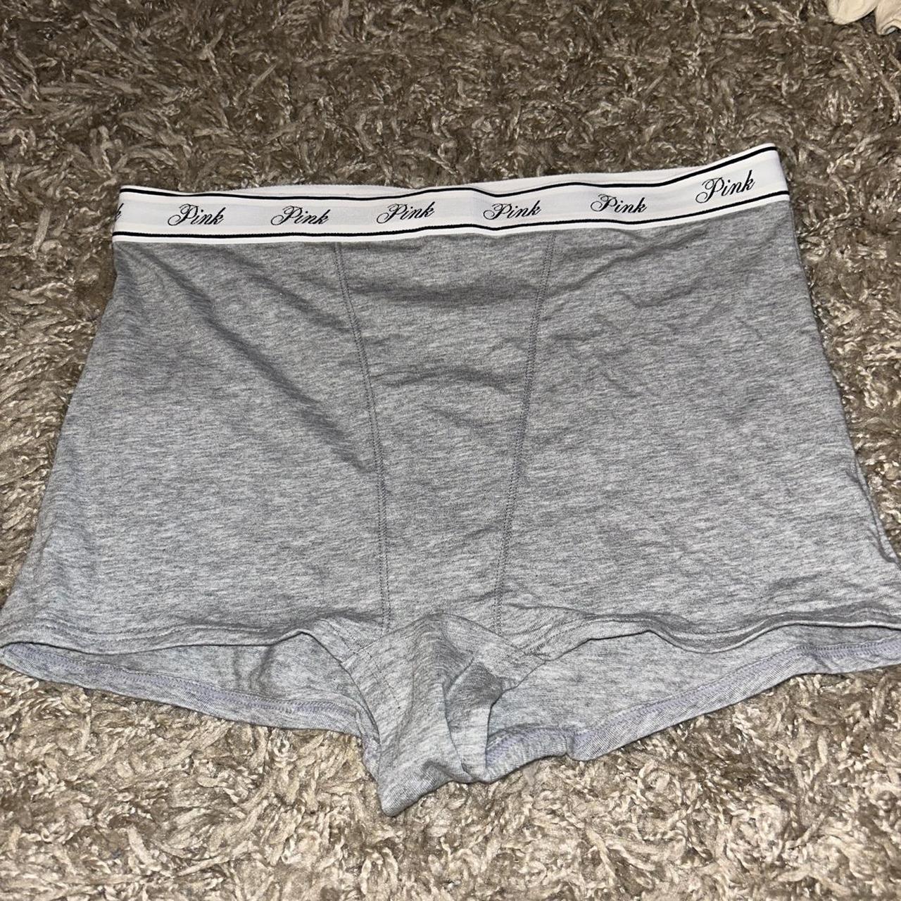 pink vs grey boxers , never worn. size medium! not...