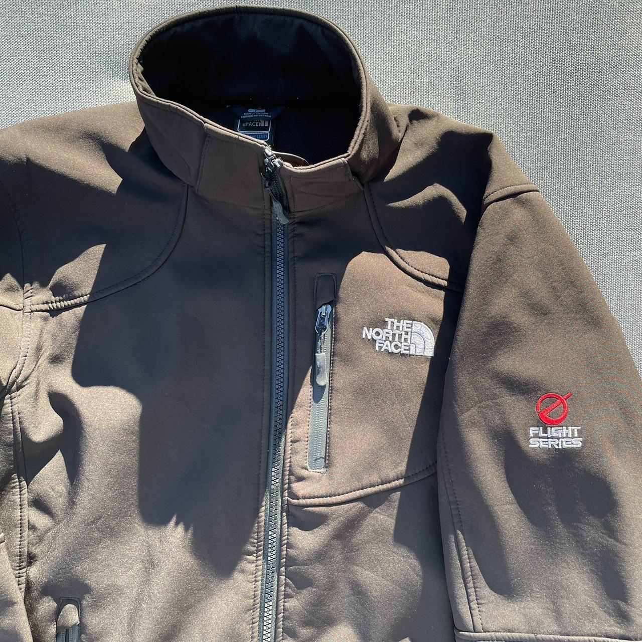 North Face Shell Jacket Size: L Looks black in... - Depop