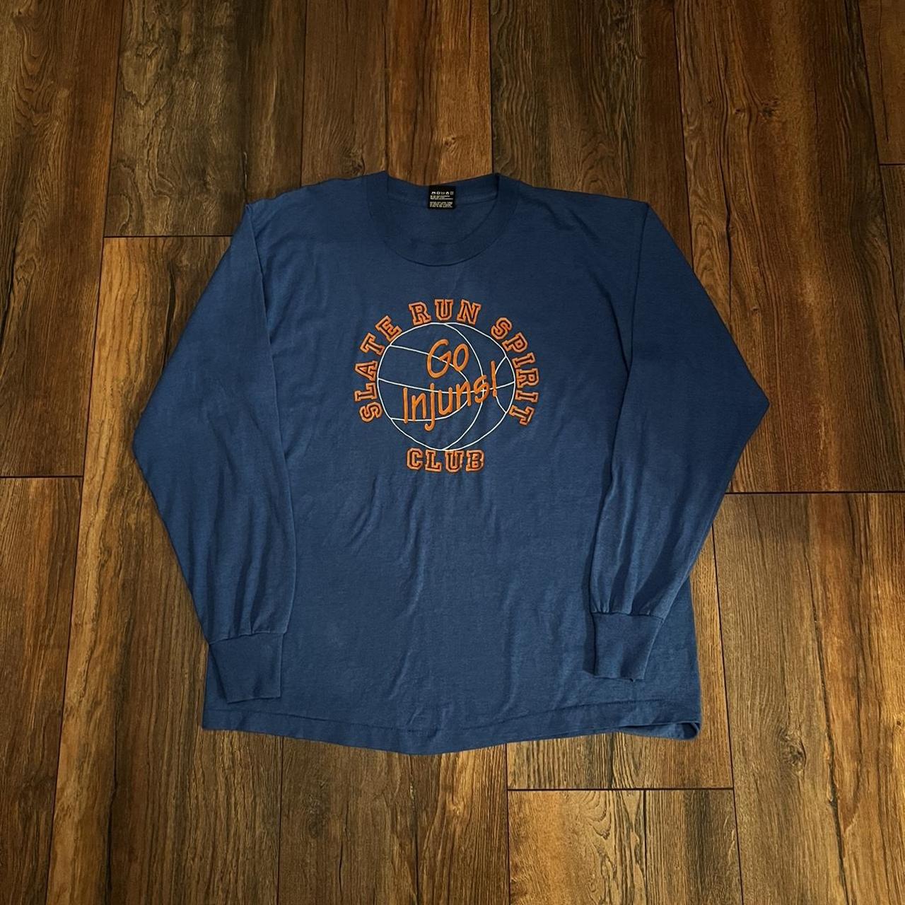 Men's Blue and Orange T-shirt | Depop