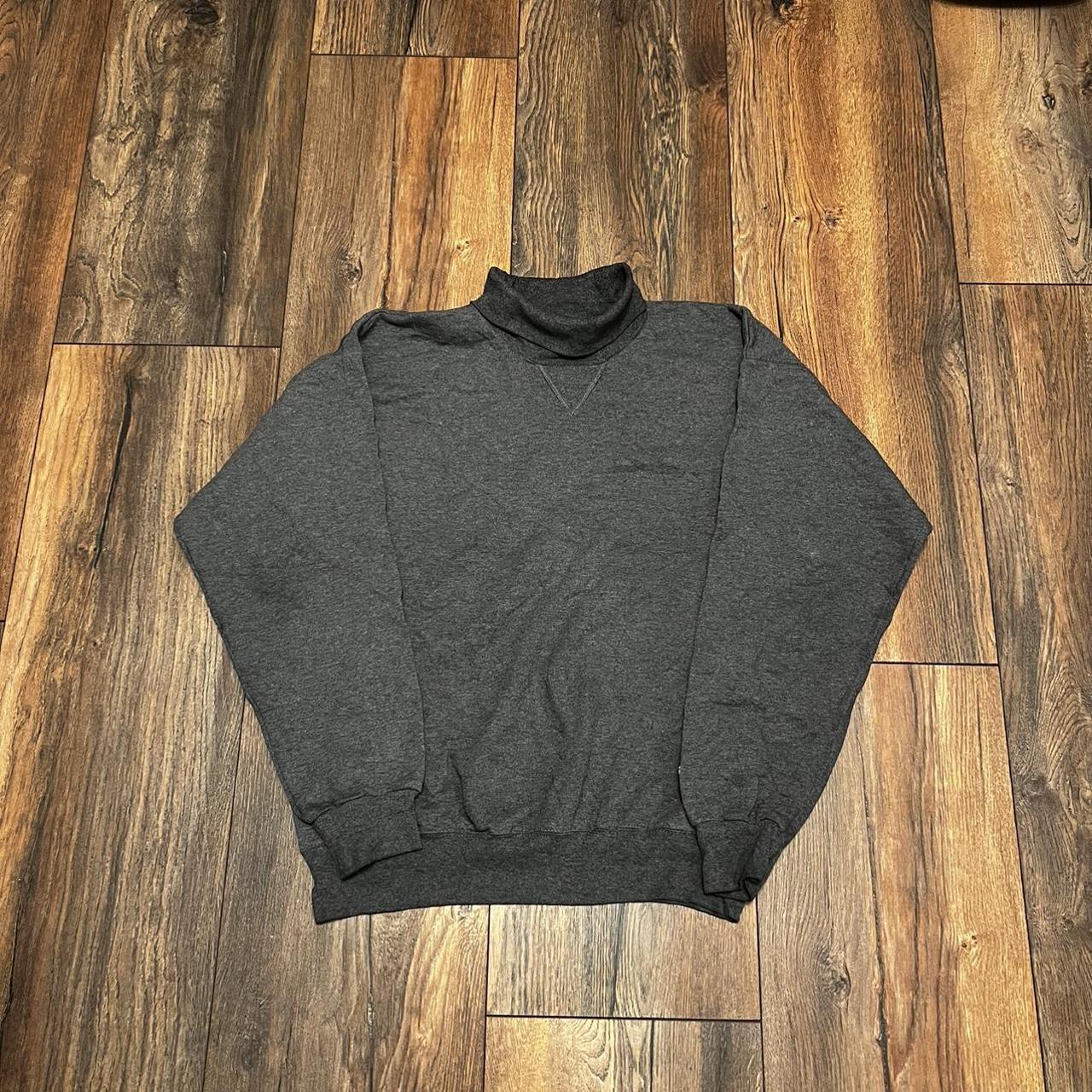 Grey Champion Sweatshirt - halter neck / high... - Depop