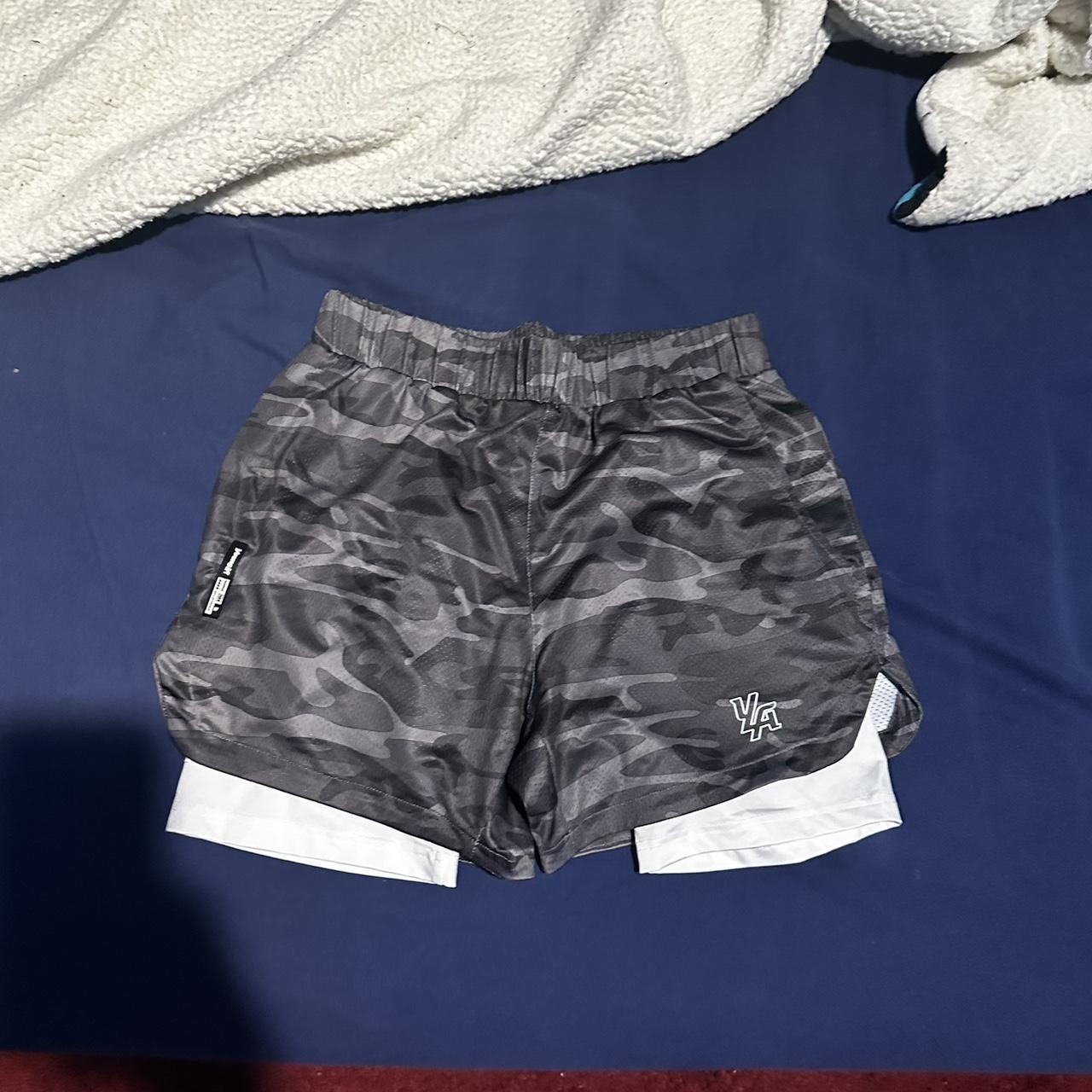 YoungLA Compression shorts condition: used Size:... - Depop