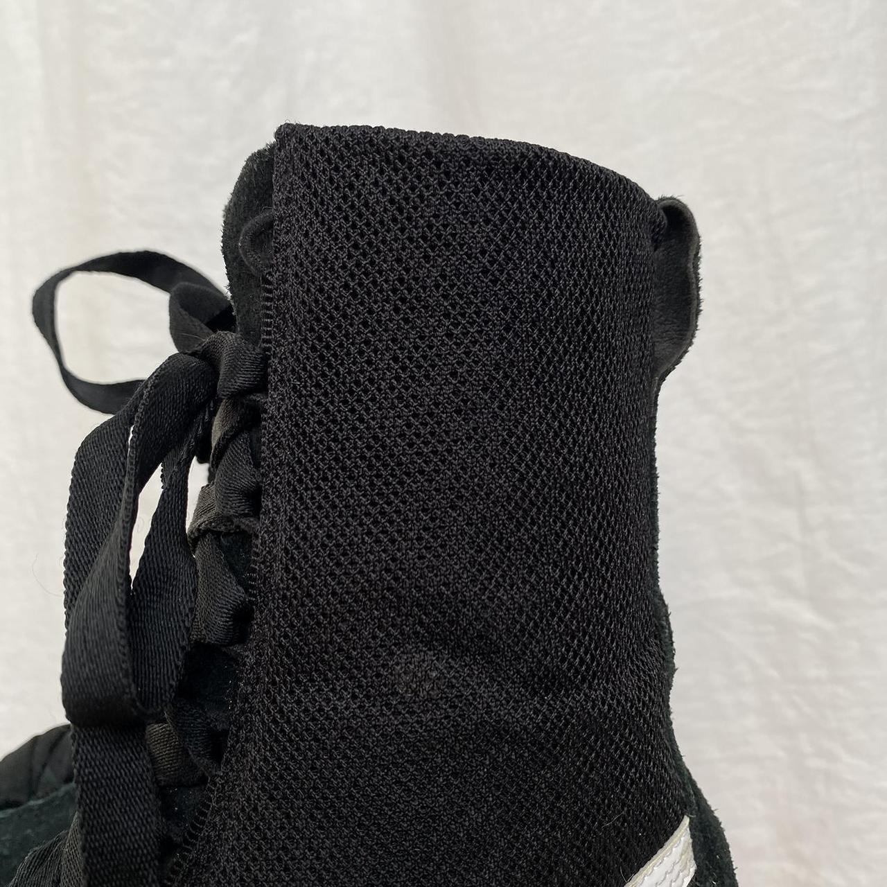 Puma boxing boots Black and white mesh sporty lace... Depop