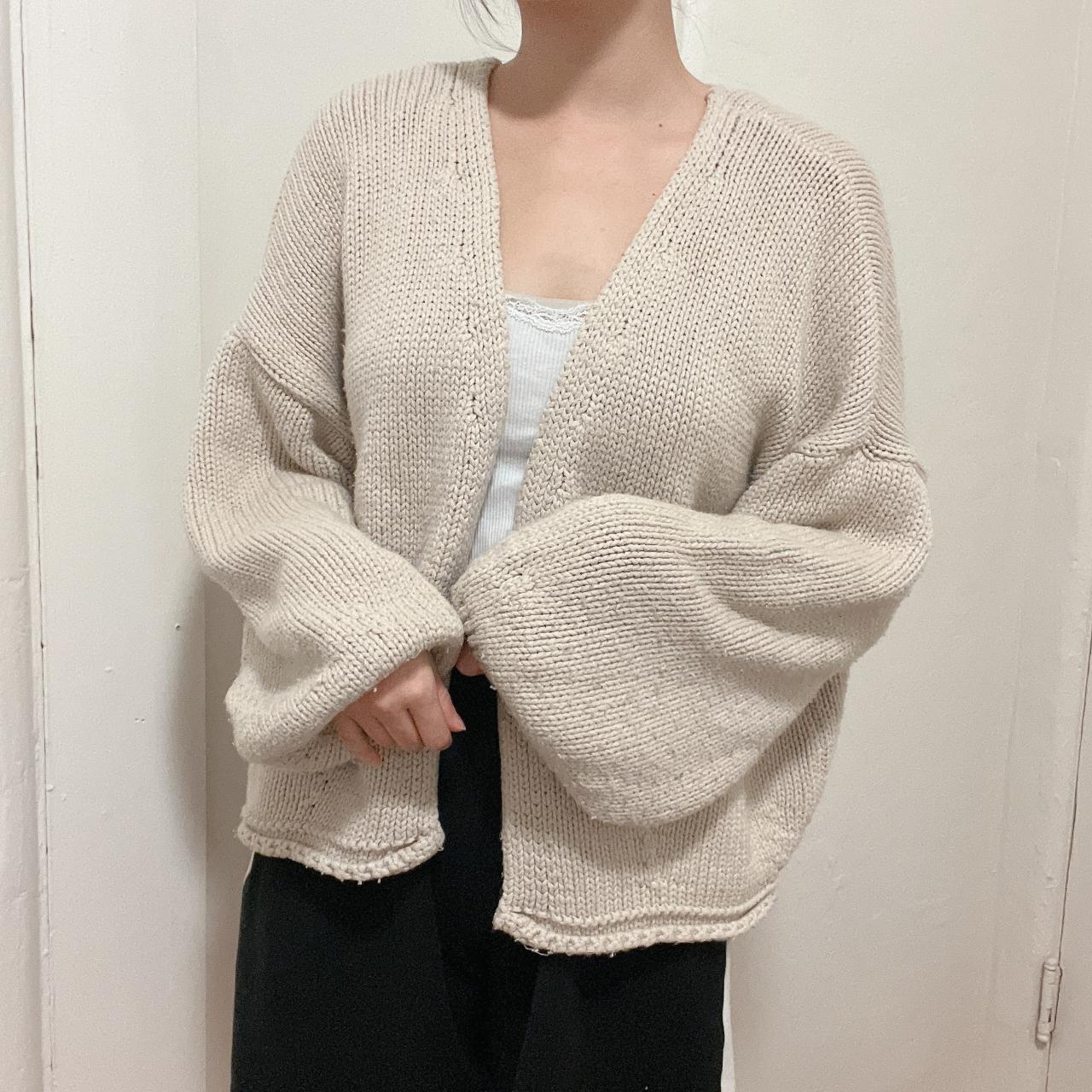 Men's Cream Cardigan Depop