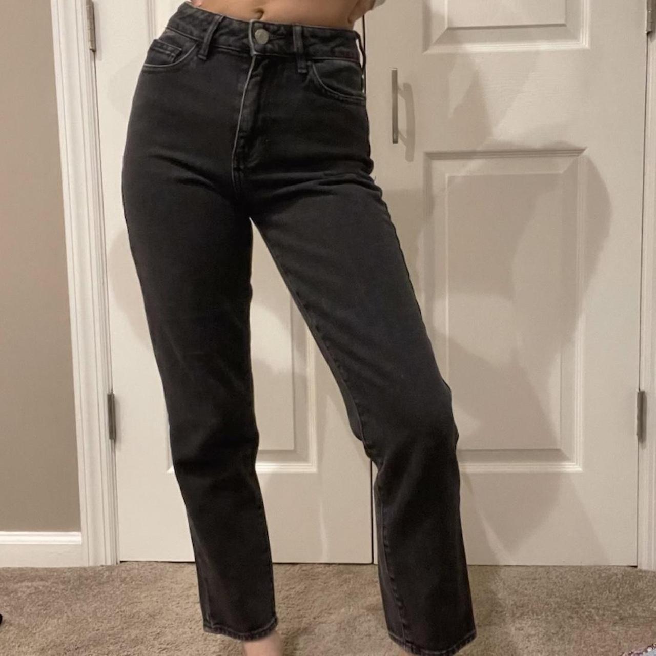 pacsun mom jeans black