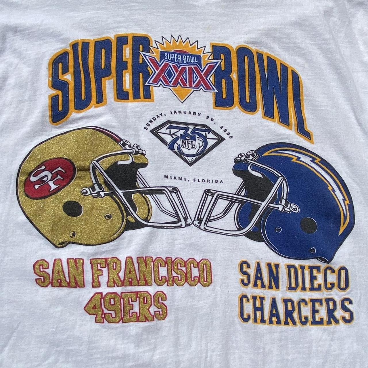 Vintage 1995 Super Bowl Sweatshirt. San Diego - Depop