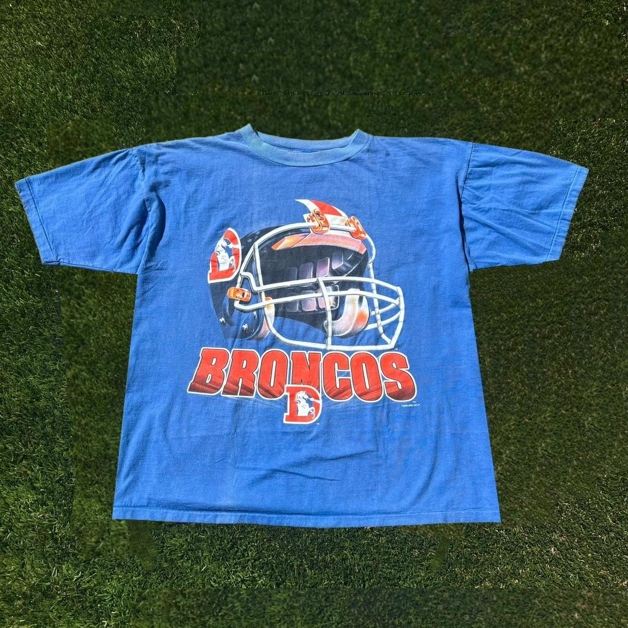 Vintage 1996 Denver Broncos Graphic TShirt ️🔥🏈 Fire... Depop